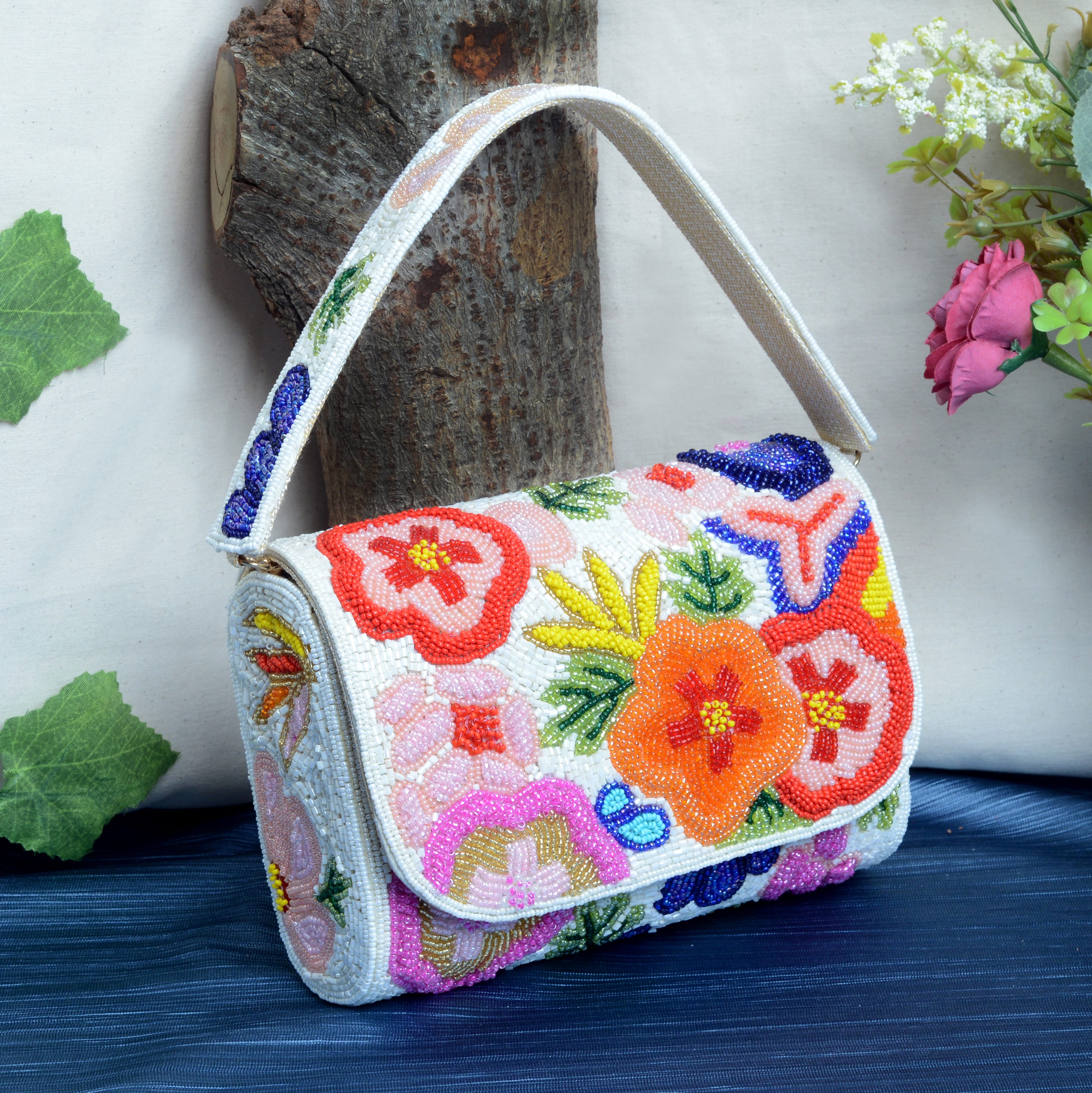 Pearl Beaded Handbag