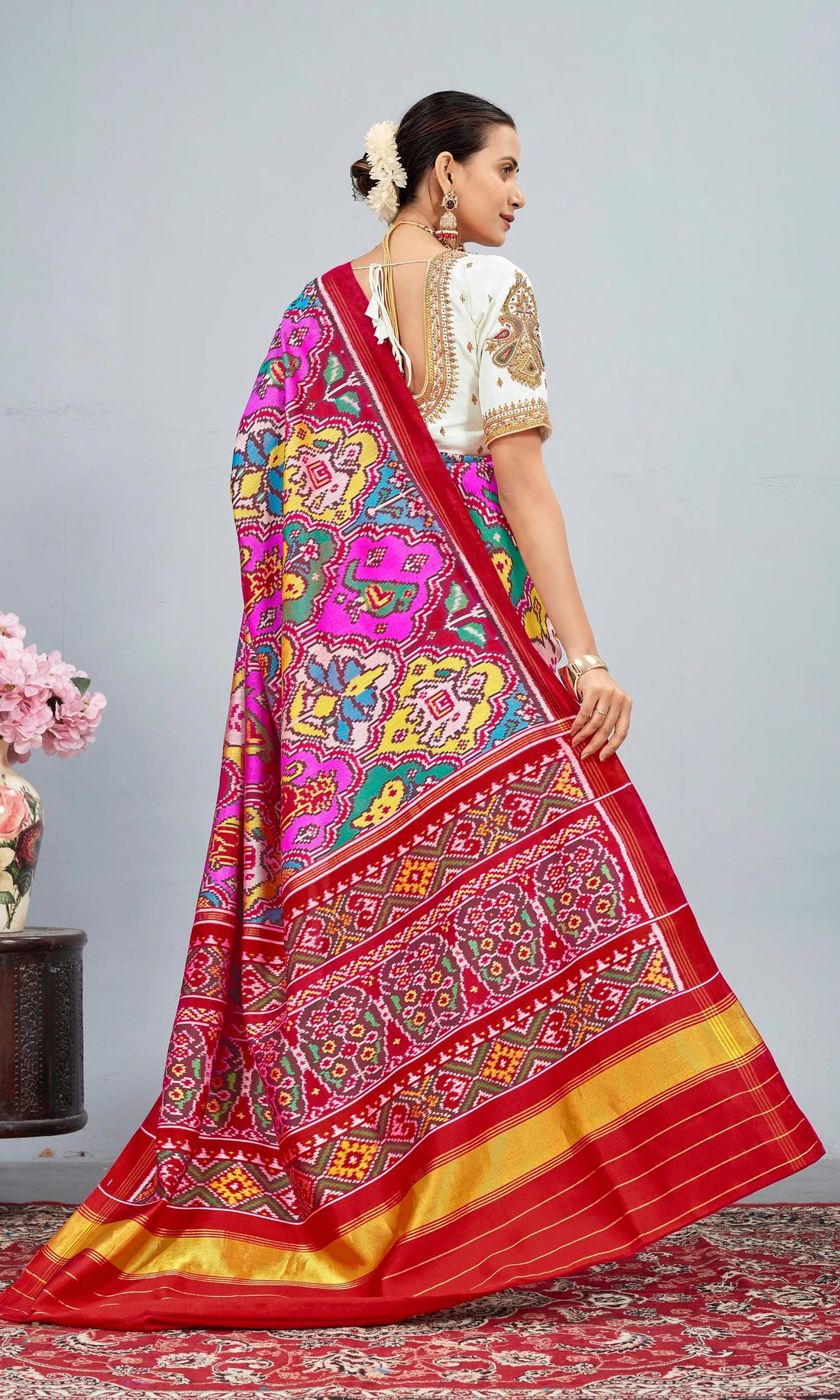 Twill Weave Patola Saree