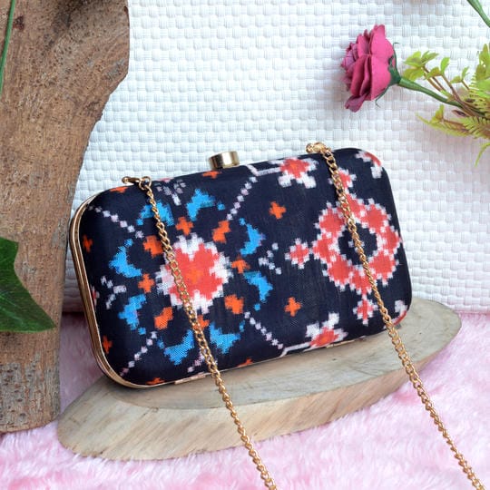 Double Ikat Patola Clutch