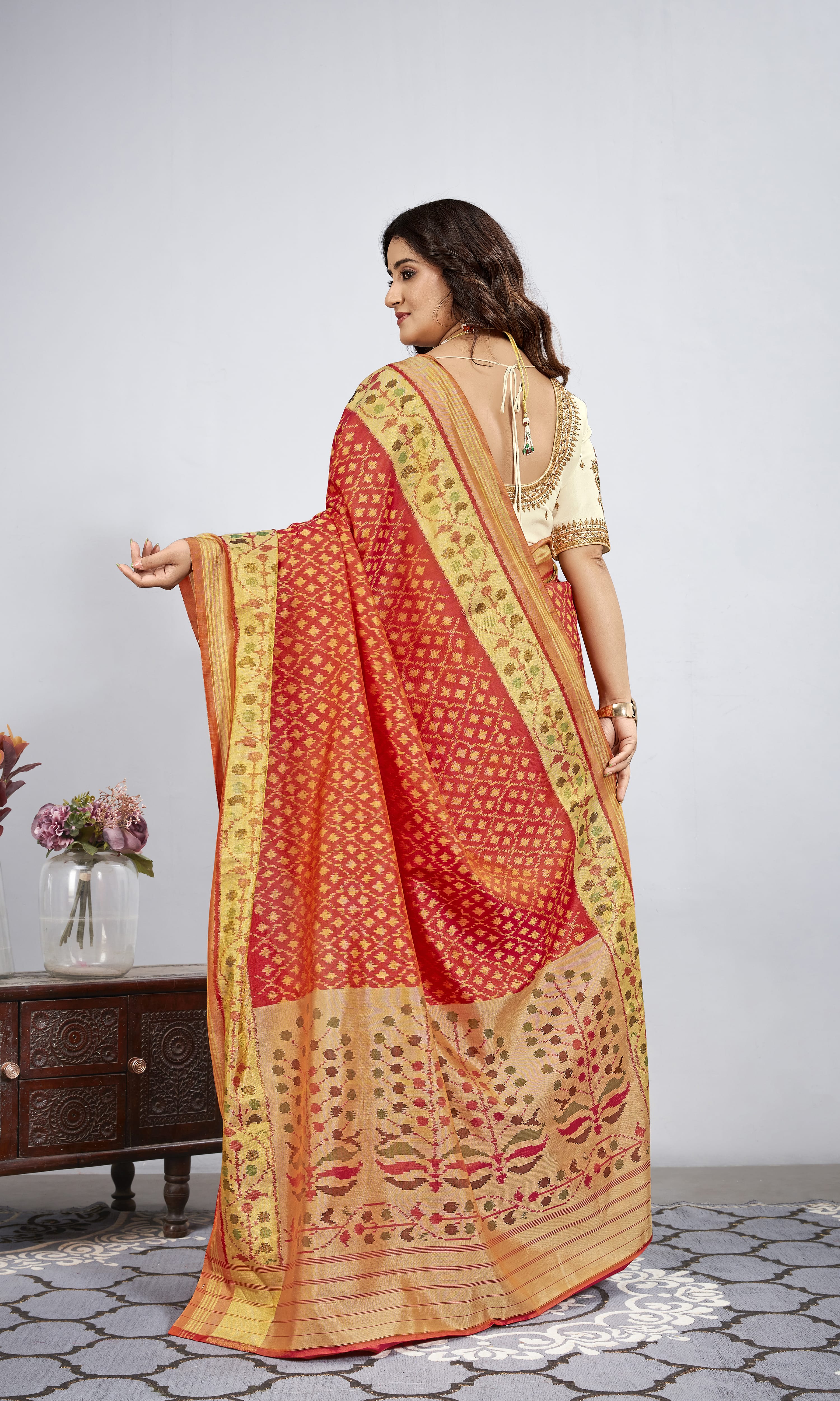 Rajkoti Patola Saree