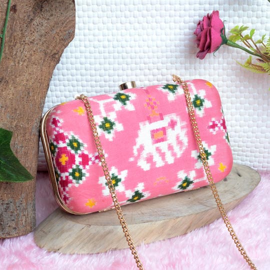 Double Ikat Patola Clutch