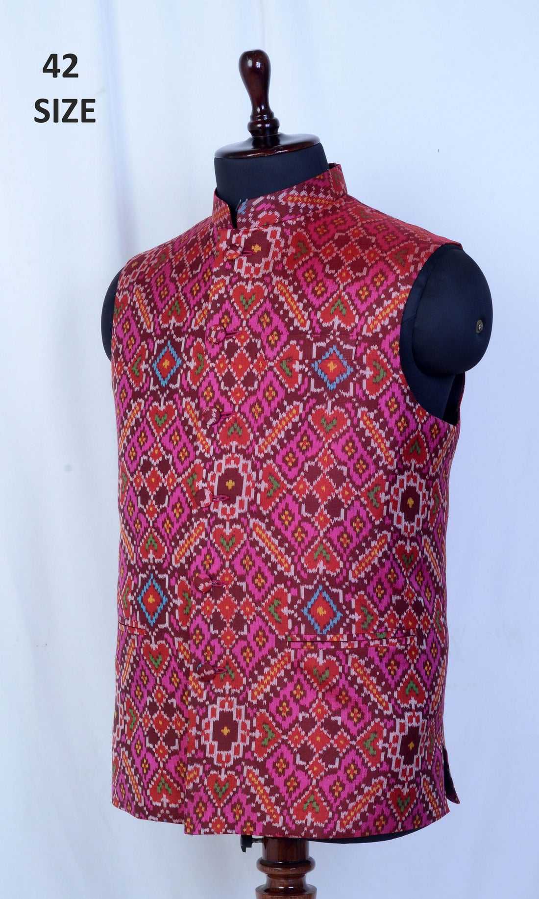 Modi Jacket Single Ikat Patola