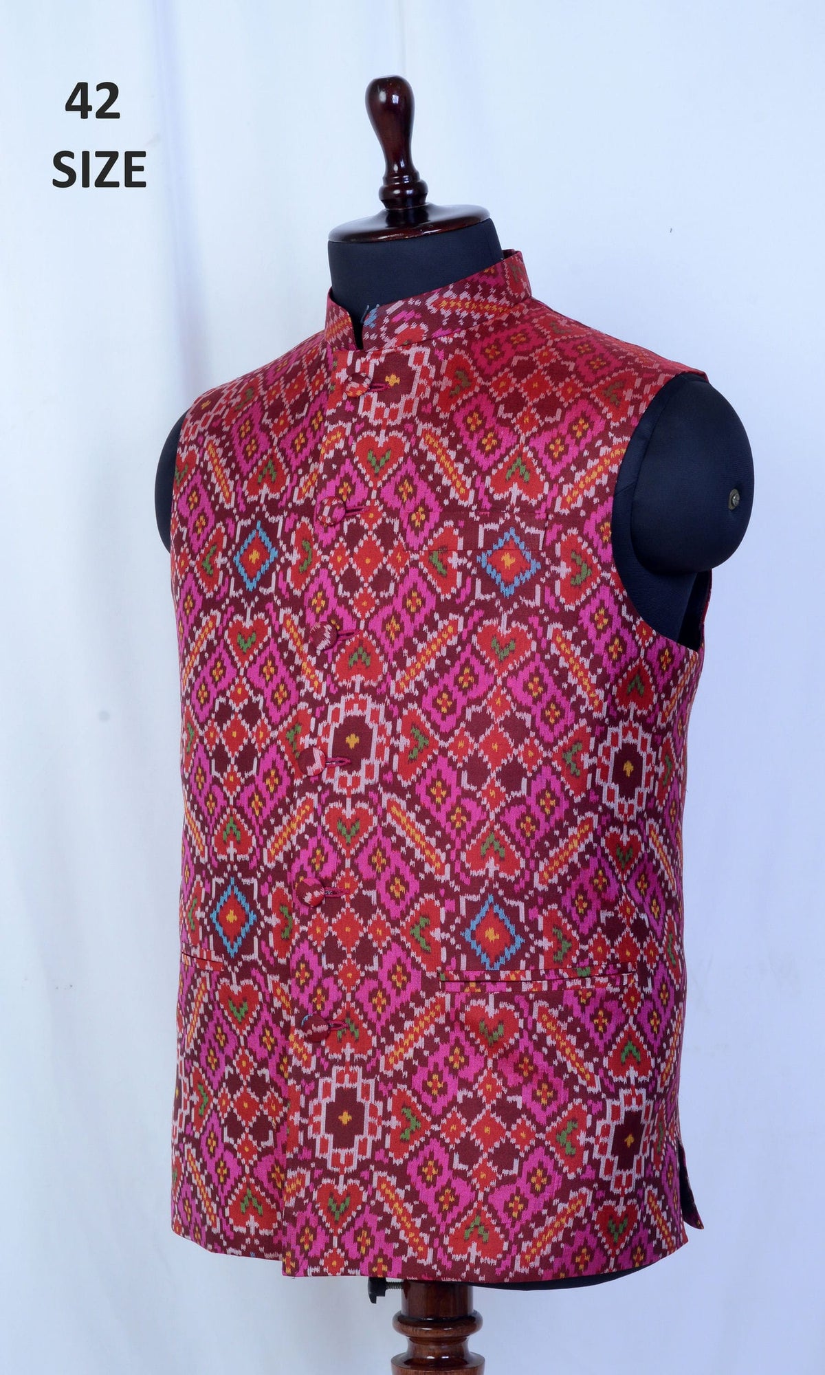 Modi Jacket Single Ikat Patola