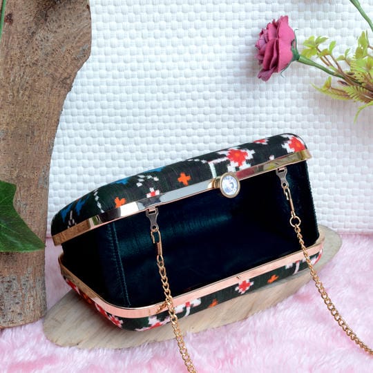 Double Ikat Patola Clutch