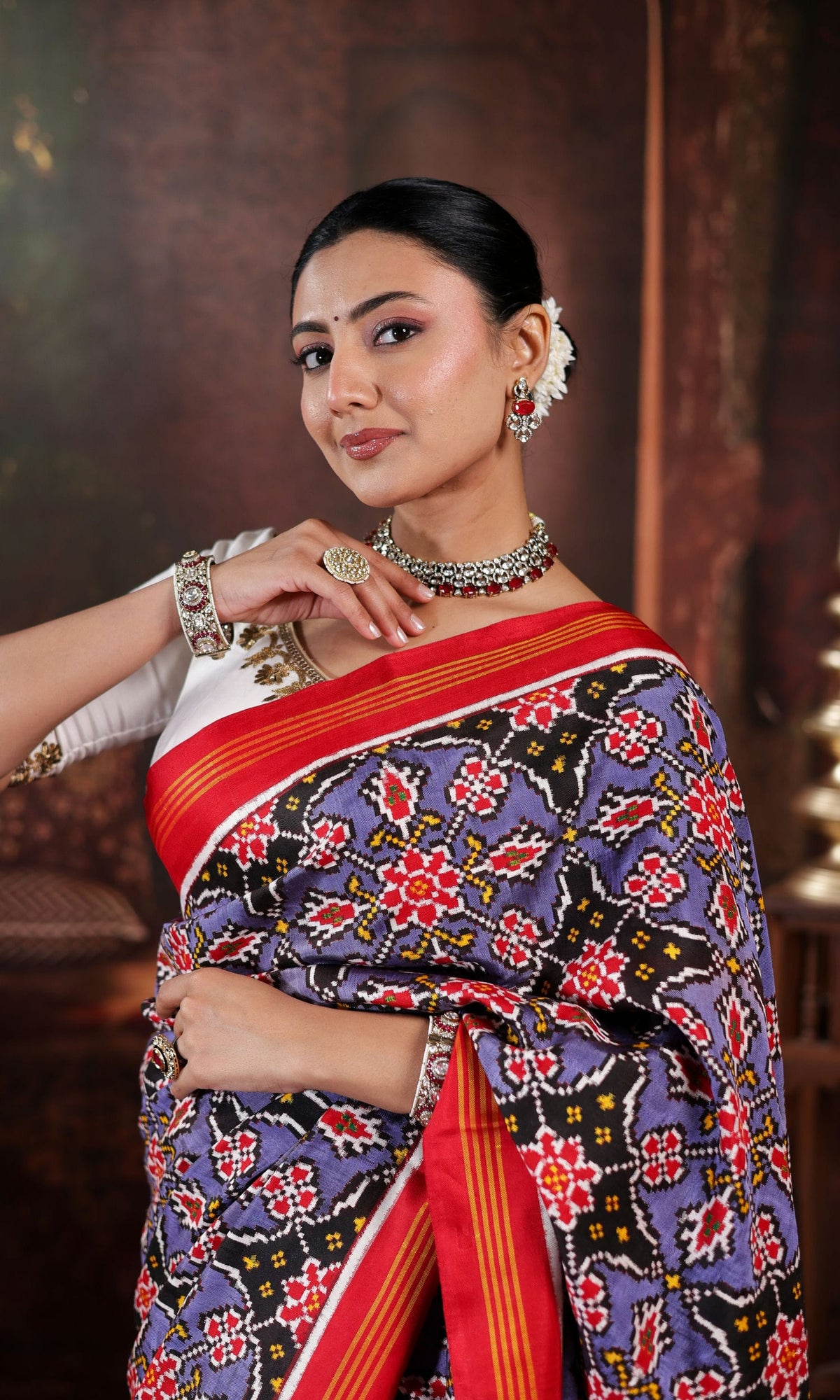 Double Ikat Patola Saree