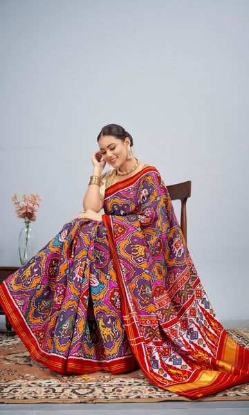 Twill Weave Patola Saree