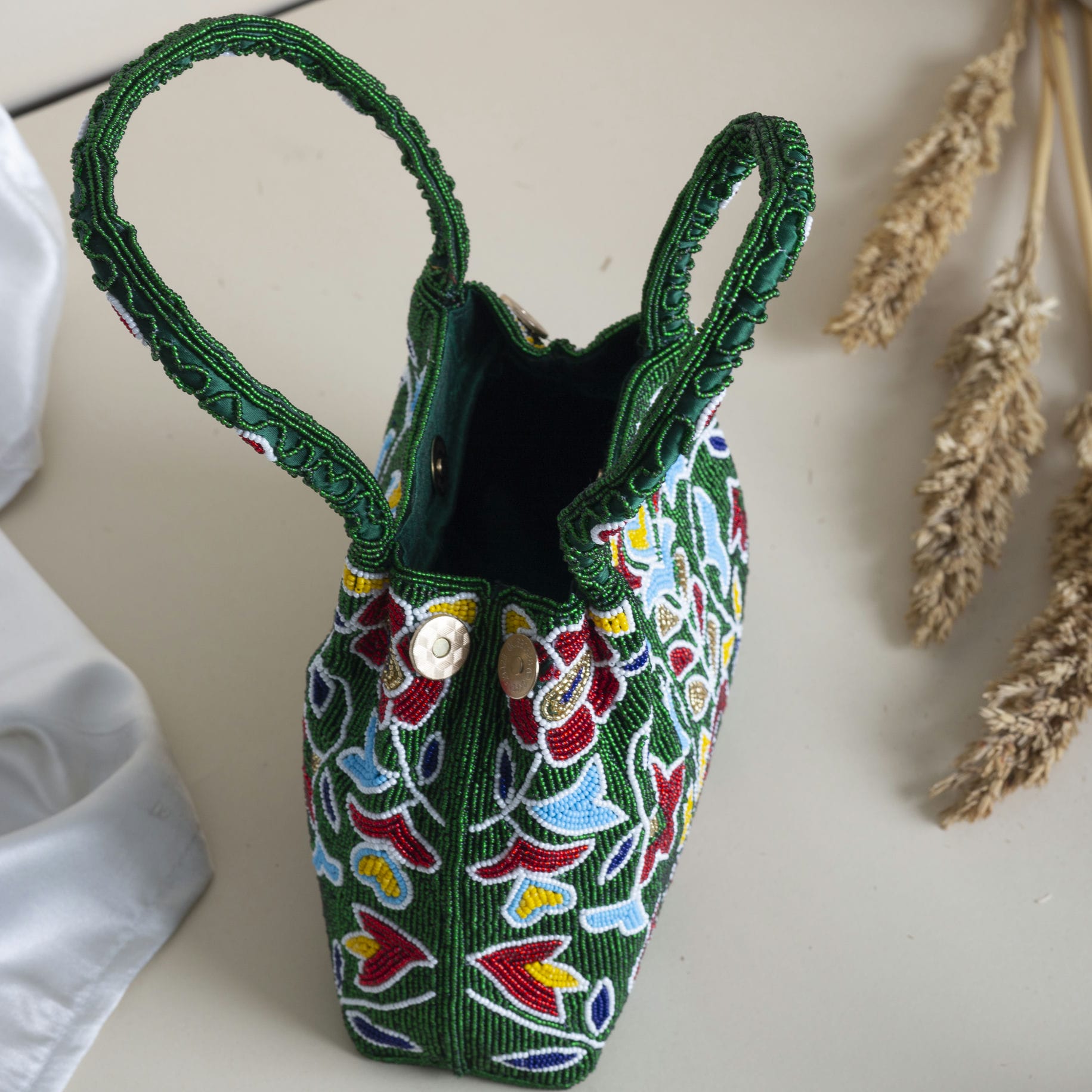 Moti Patola Beaded Batva Handbag
