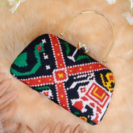 Double Ikat Patola Clutch