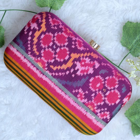 Single Ikat Patola Clutch
