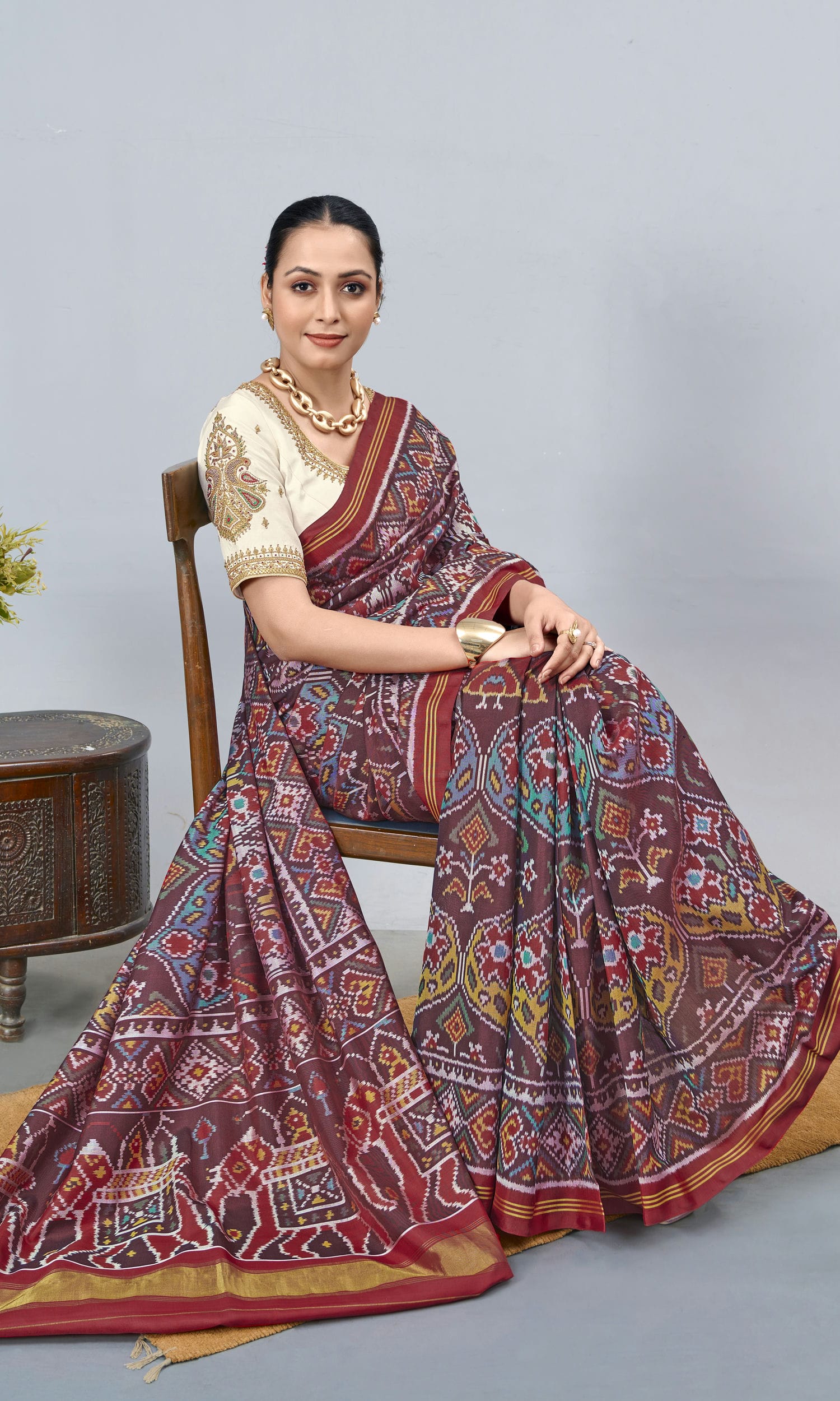 Single Ikat Patola Saree