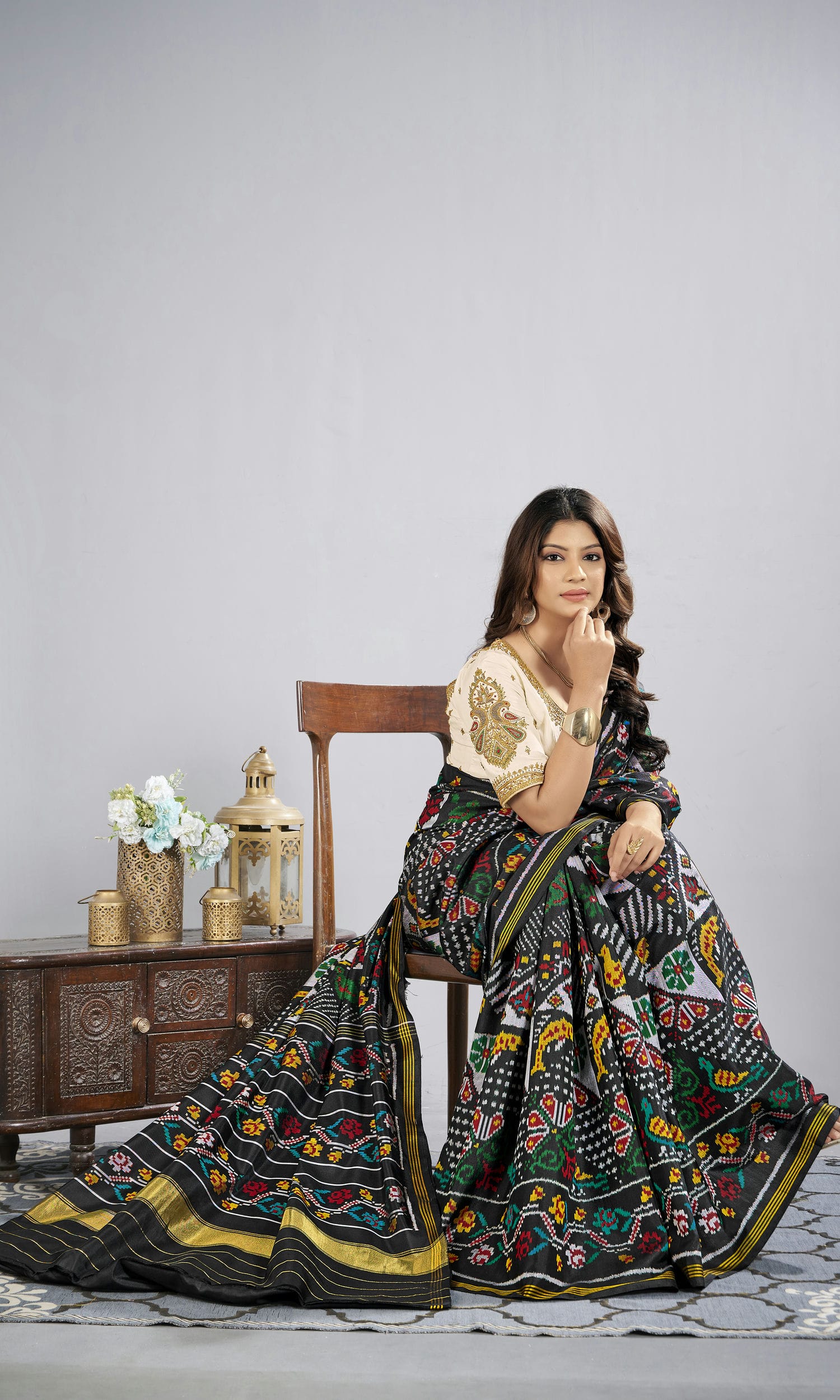 Single Ikat Patola Saree