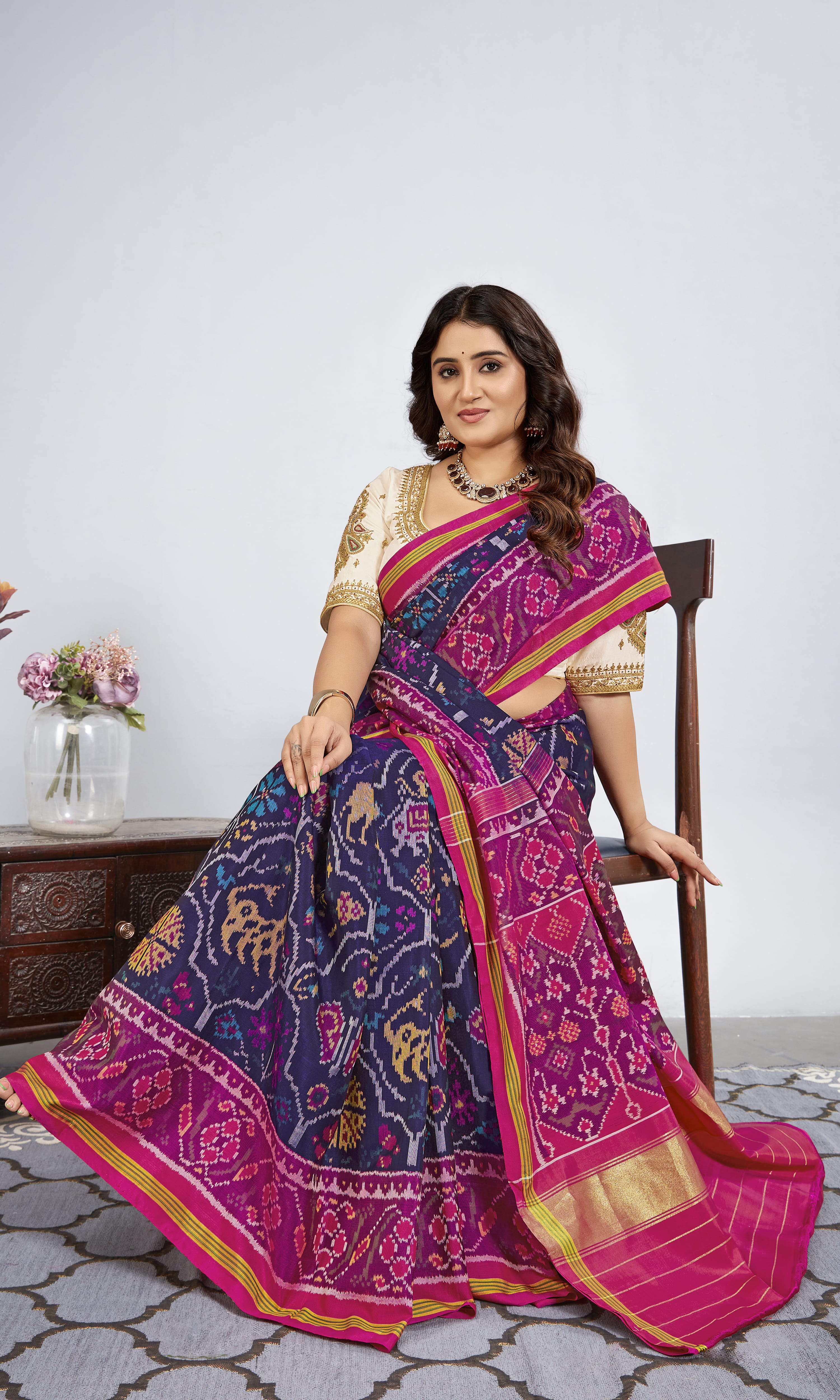 Single Ikat Patola Saree