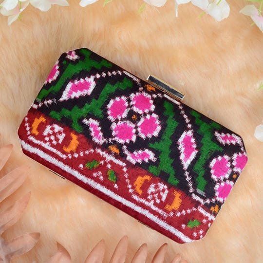Double Ikat Patola Clutch