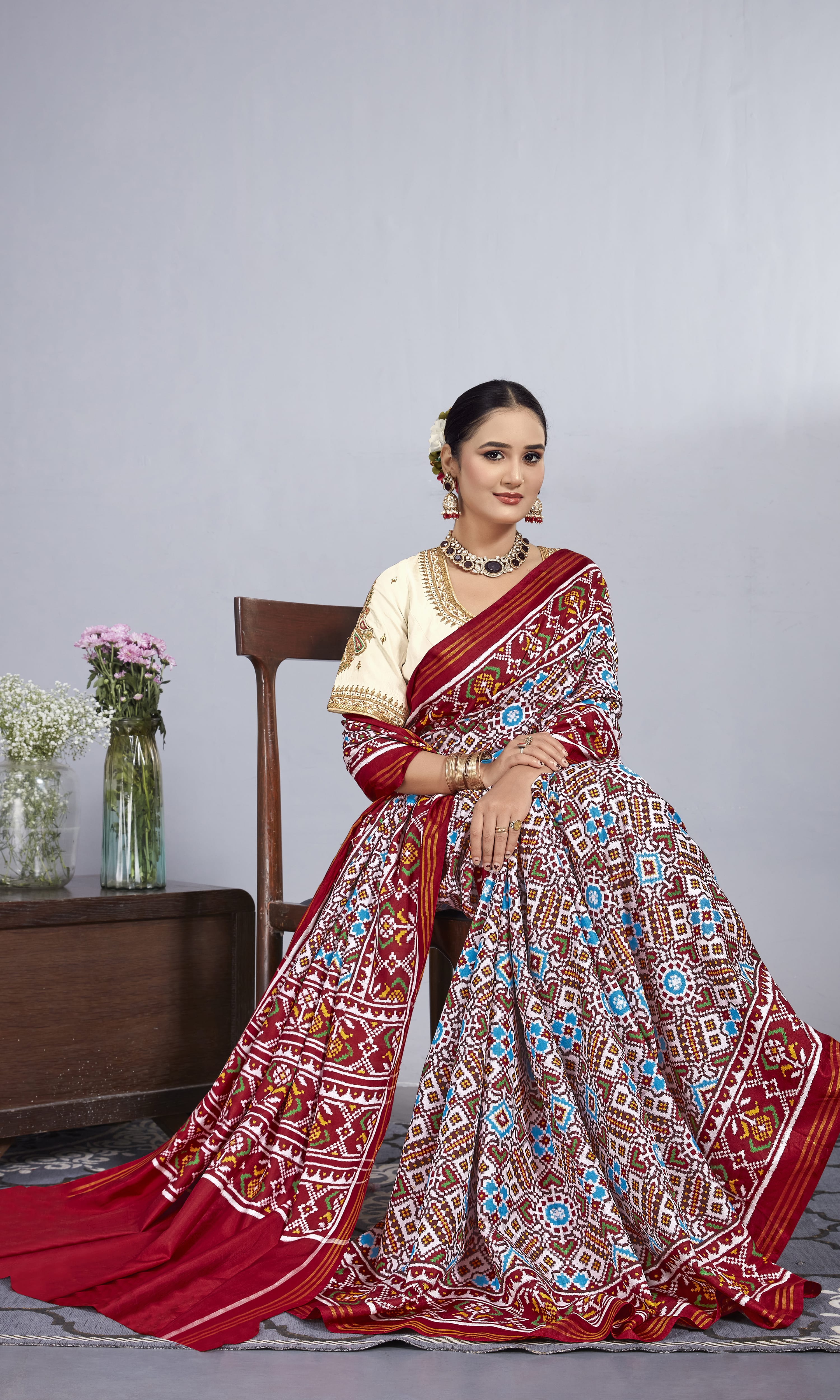 Double Ikat Patola Saree