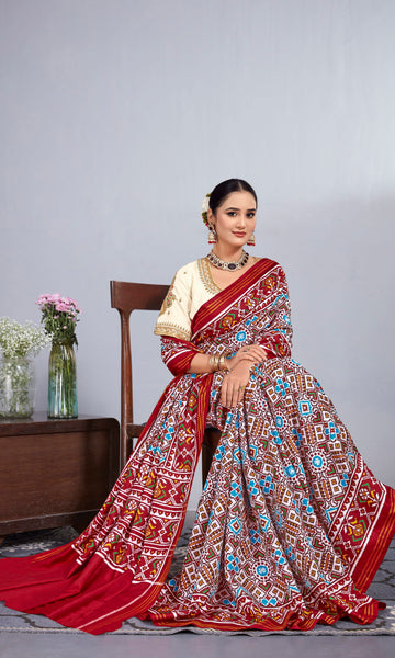 Double Ikat Patola Saree