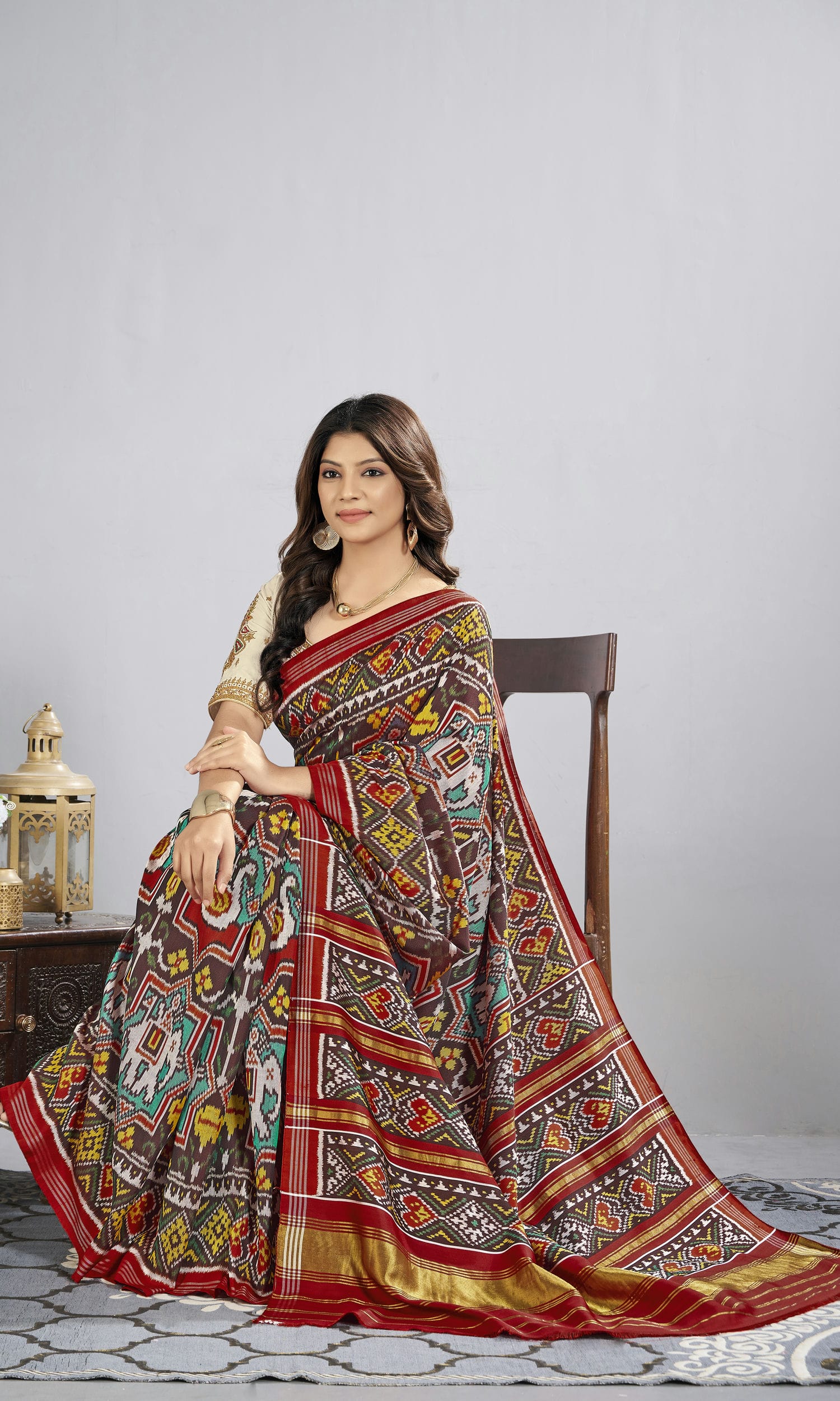 Twill Weave Patola Saree