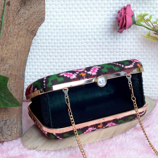 Double Ikat Patola Clutch