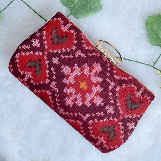 Single Ikat Patola Clutch