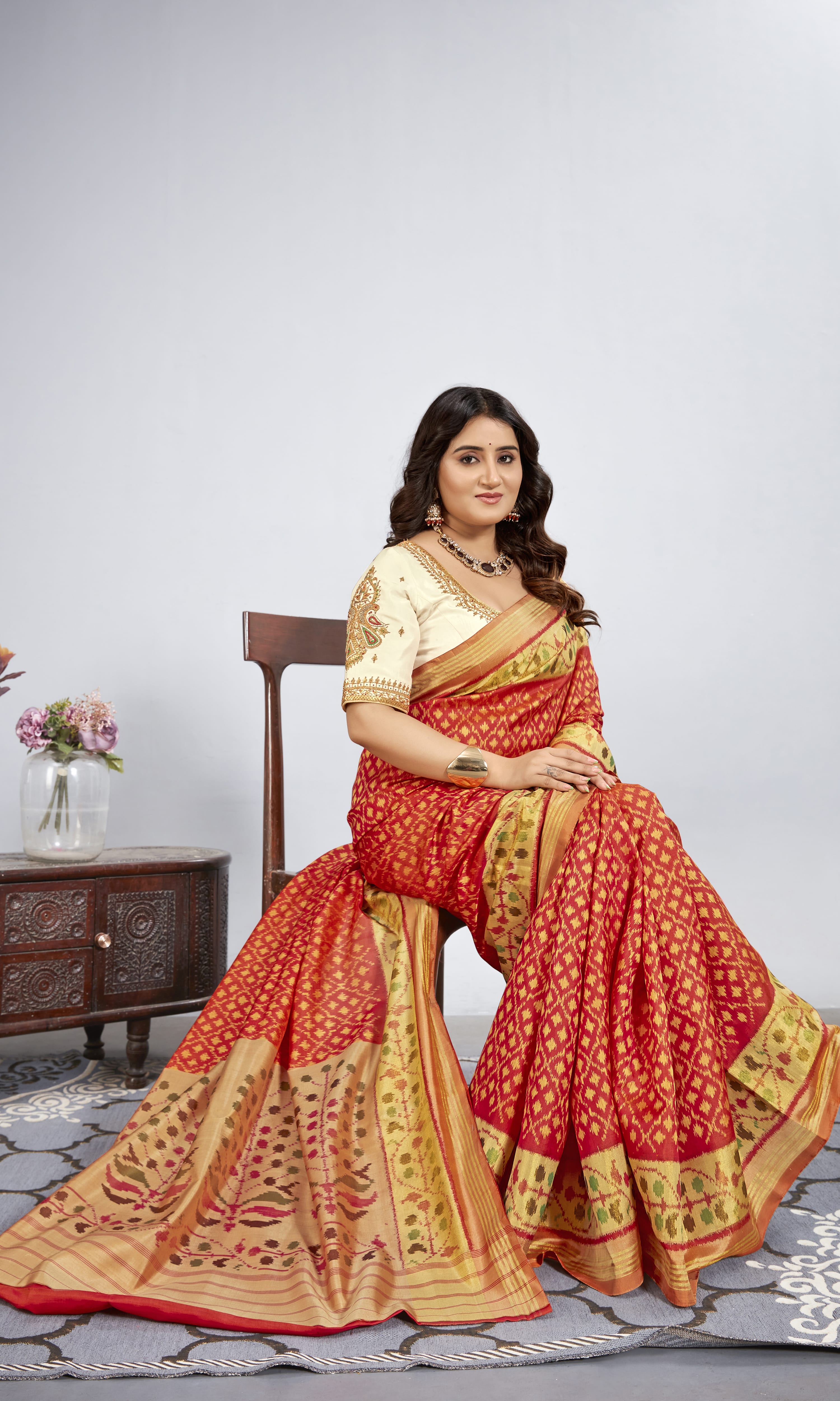 Rajkoti Patola Saree