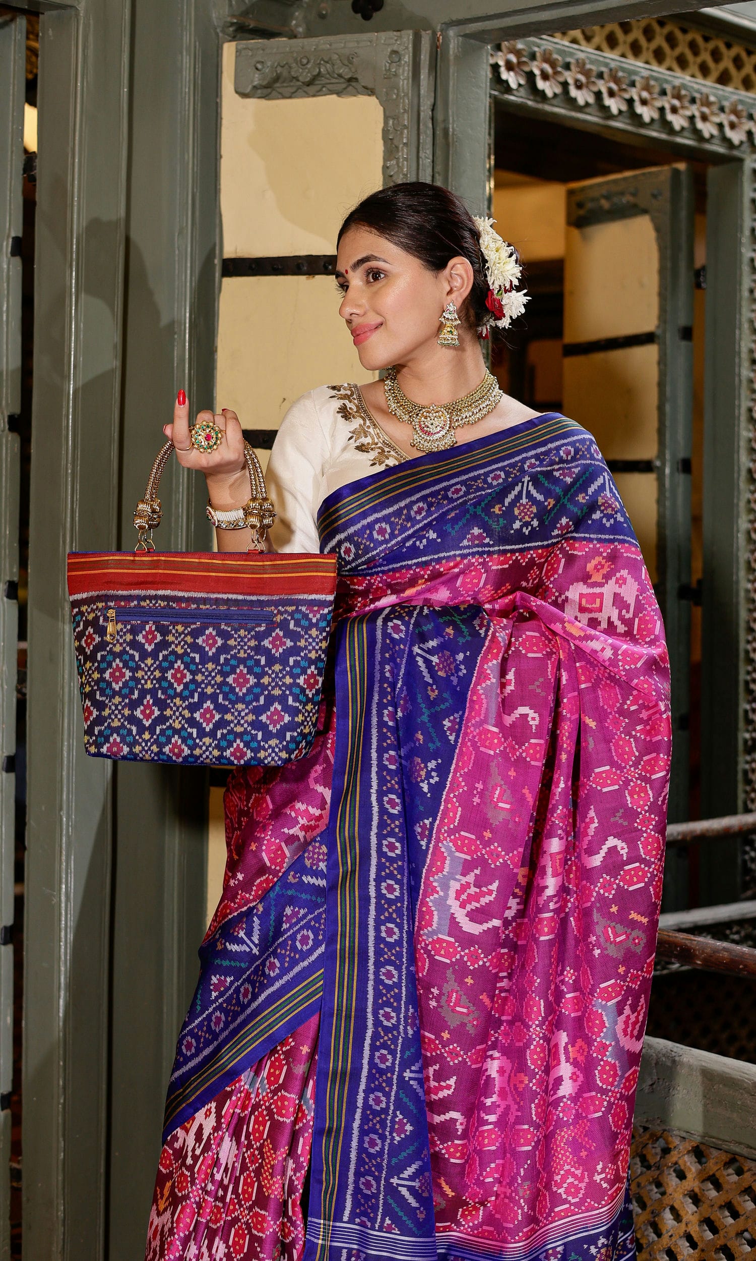 Single Ikat Patola Saree