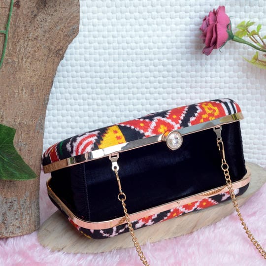 Double Ikat Patola Clutch