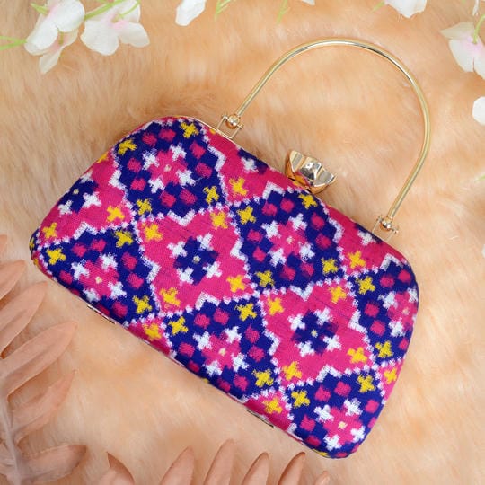 Double Ikat Patola Clutch