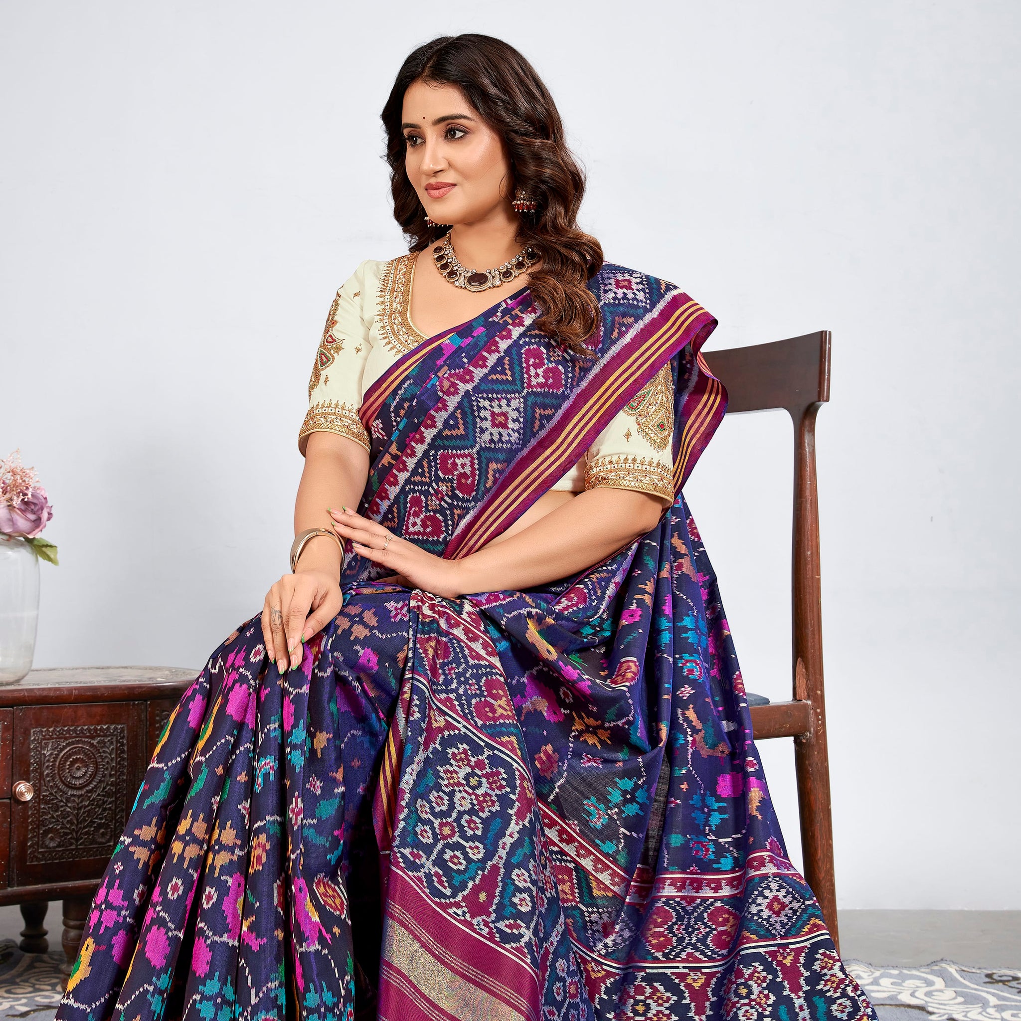 Single Ikat Patola Saree