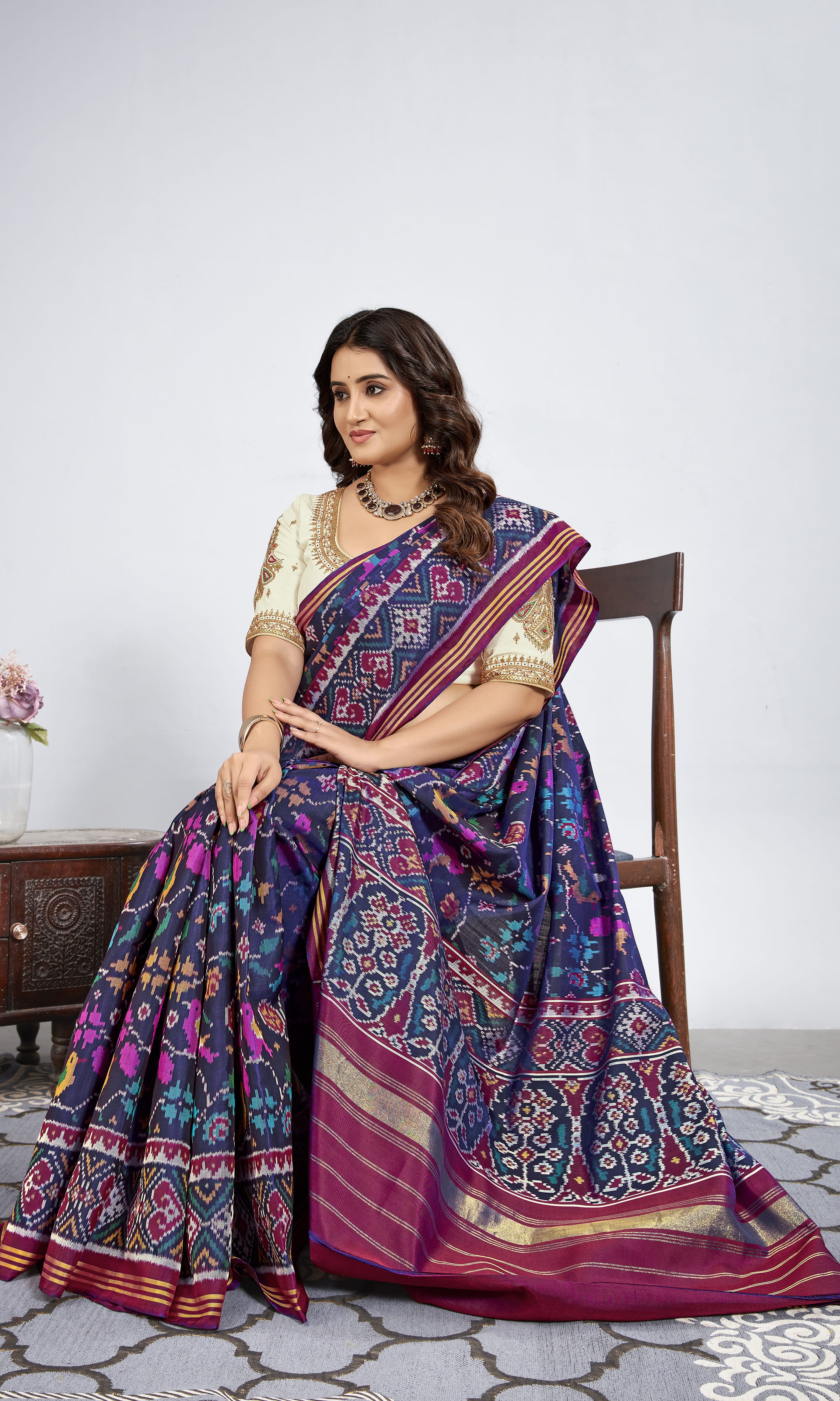 Single Ikat Patola Saree