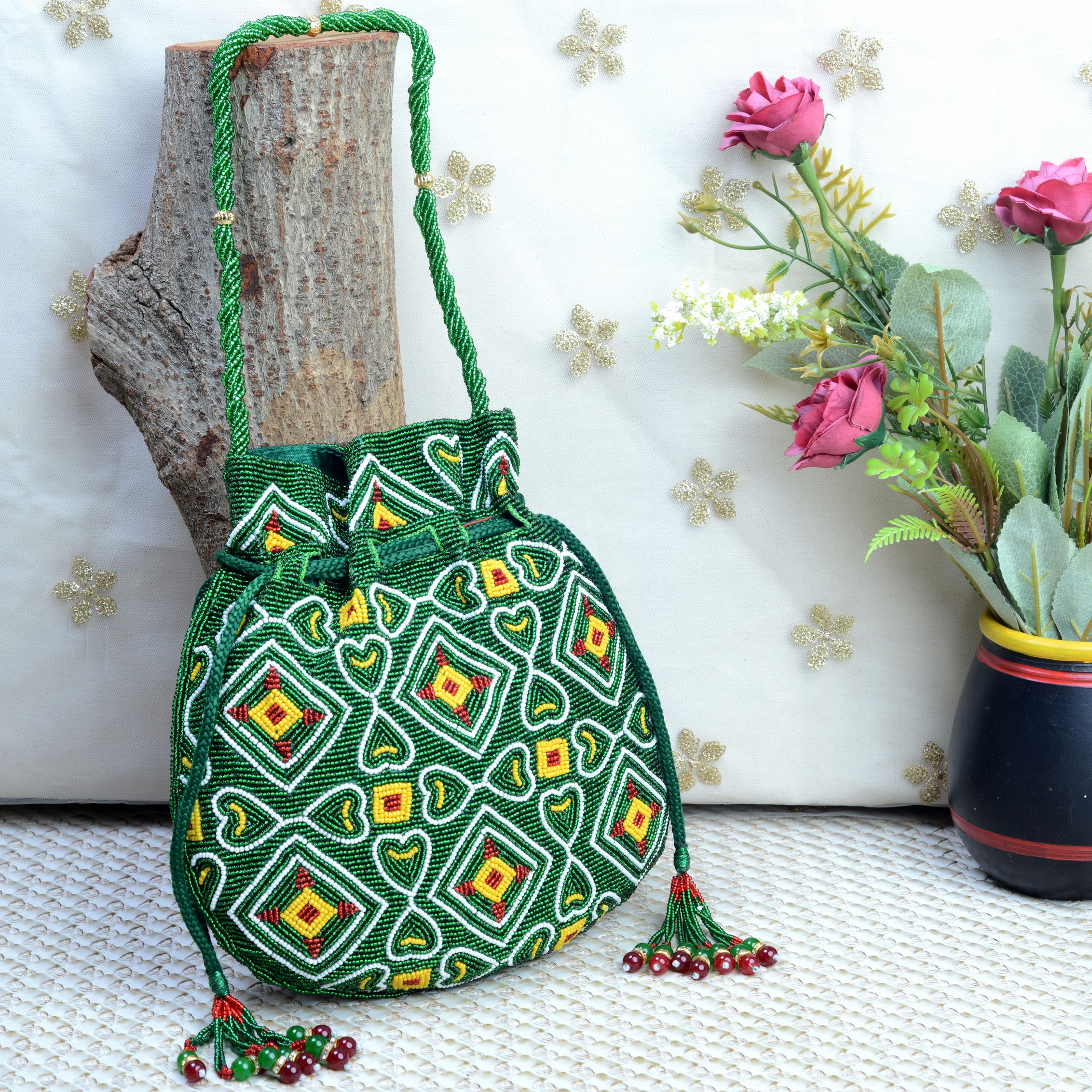 Pearl Beaded Batva
