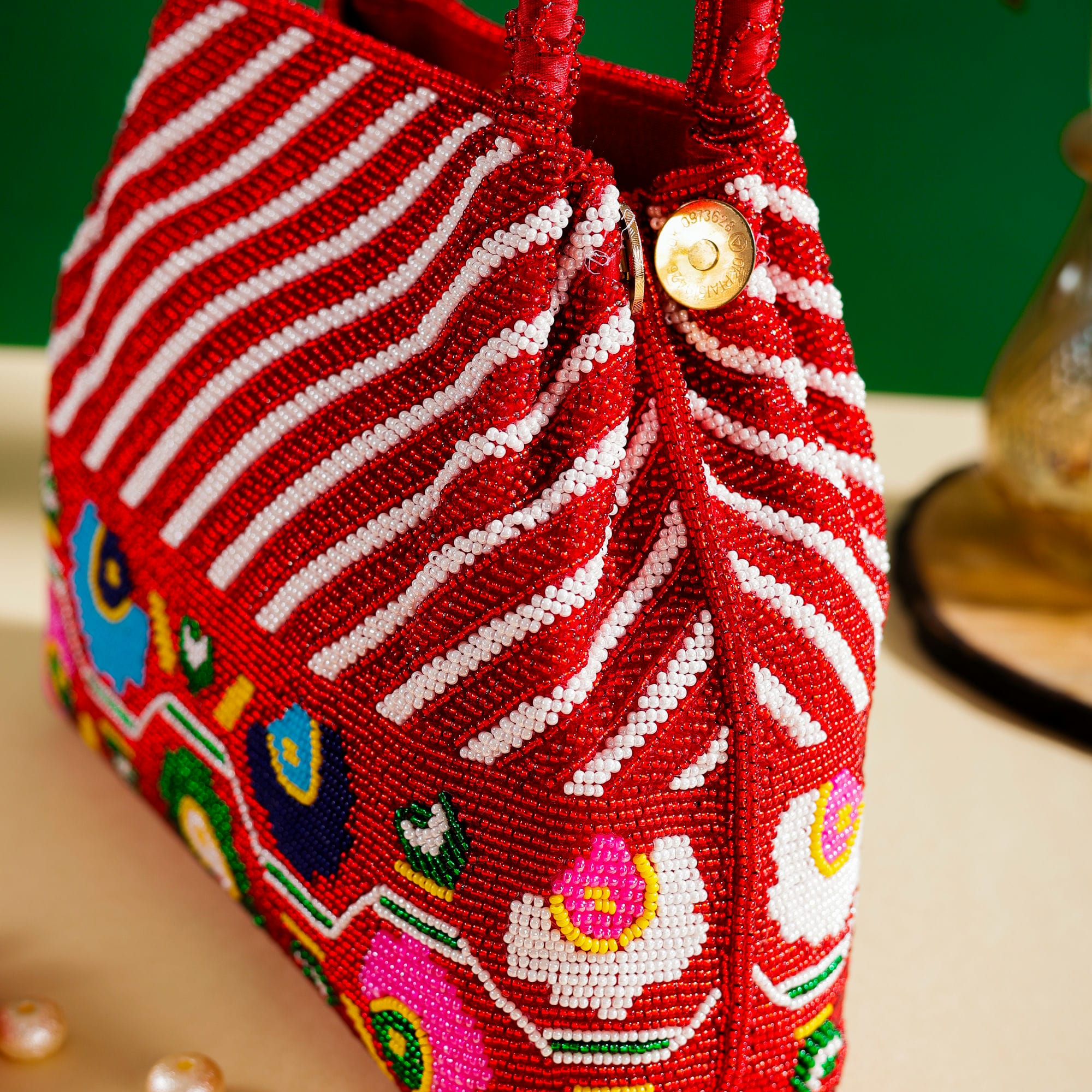 Moti Patola Beaded Batva Handbag