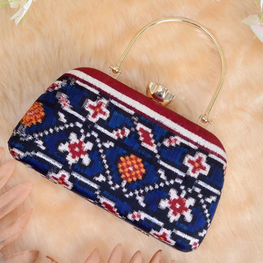 Double Ikat Patola Clutch