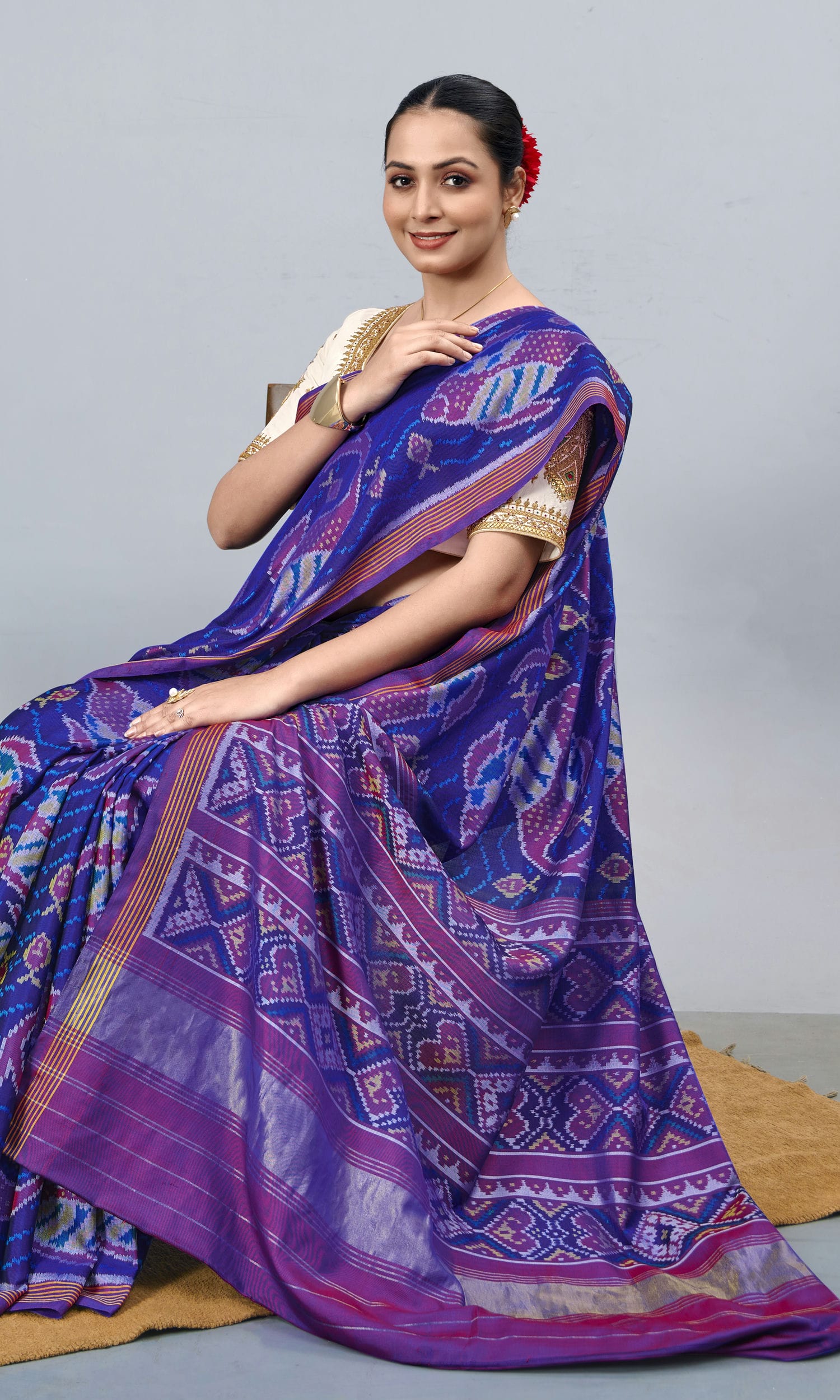 Single Ikat Patola Saree
