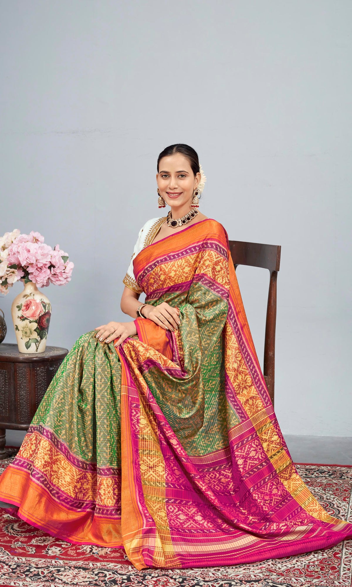 Rajkoti Patola Saree