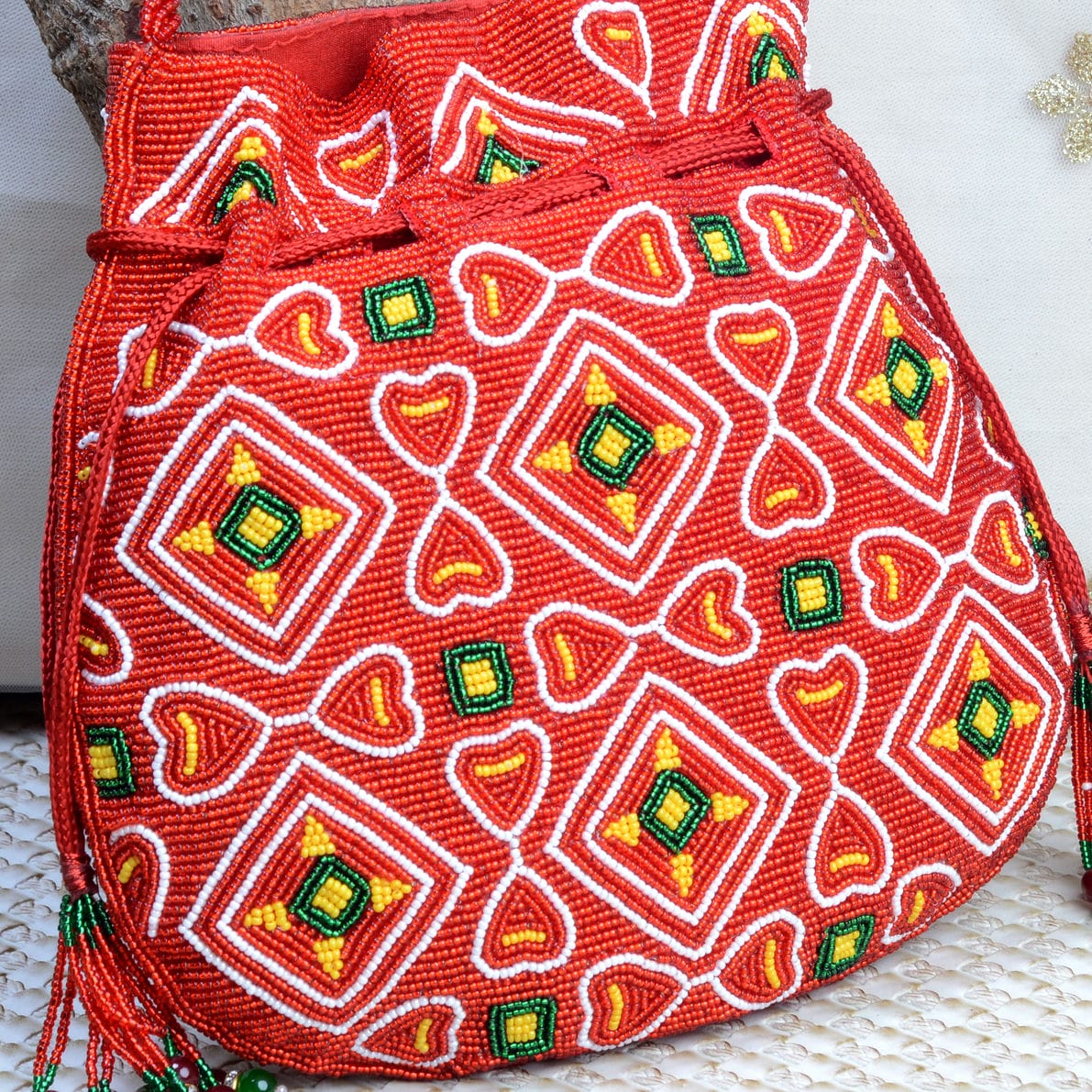 Pearl Beaded Batva