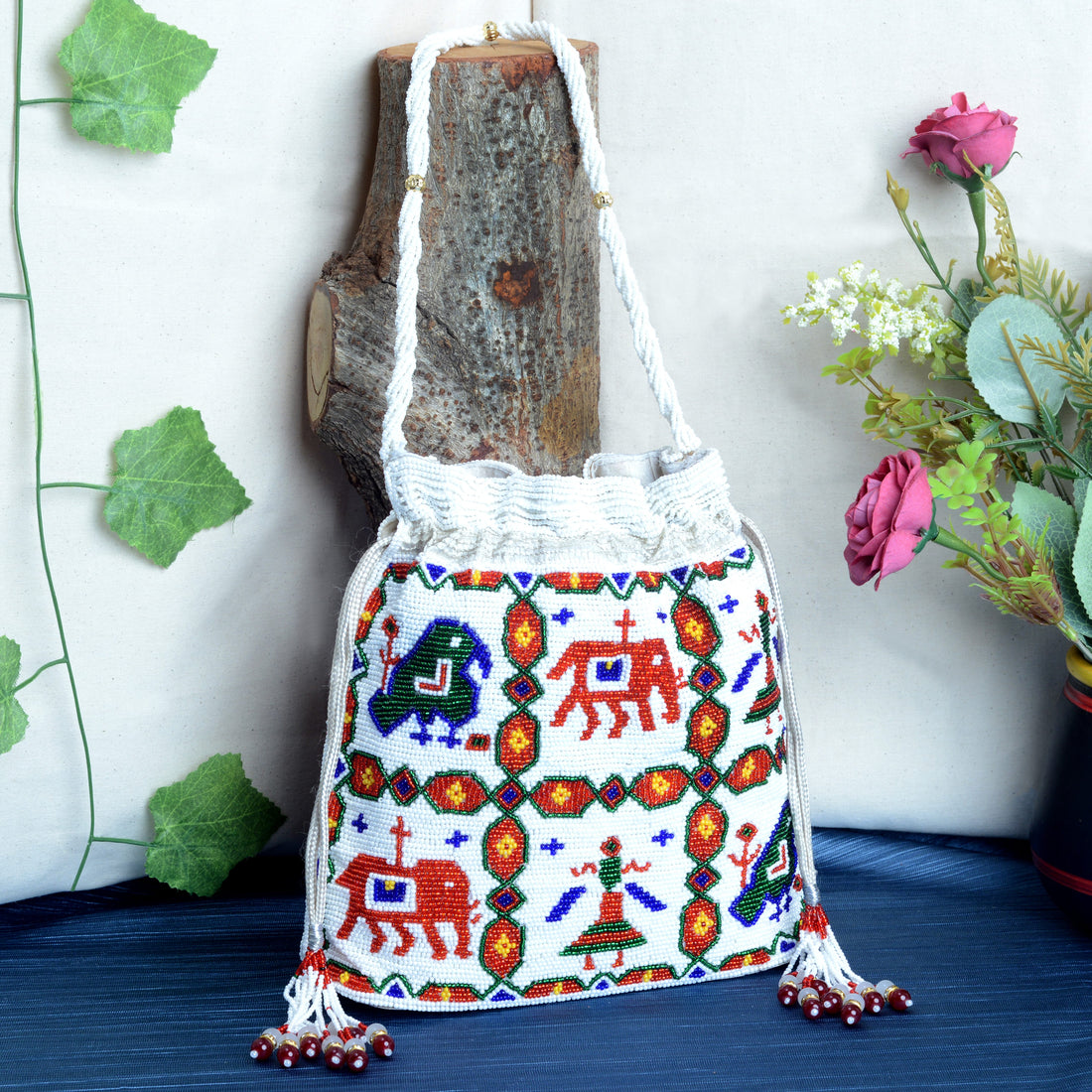 Pearl Beaded Handbag