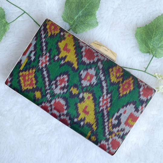 Single Ikat Patola Clutch