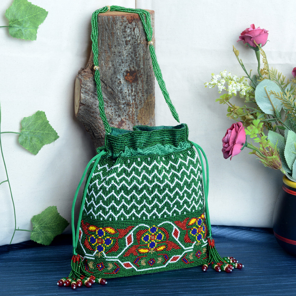 Pearl Beaded Handbag
