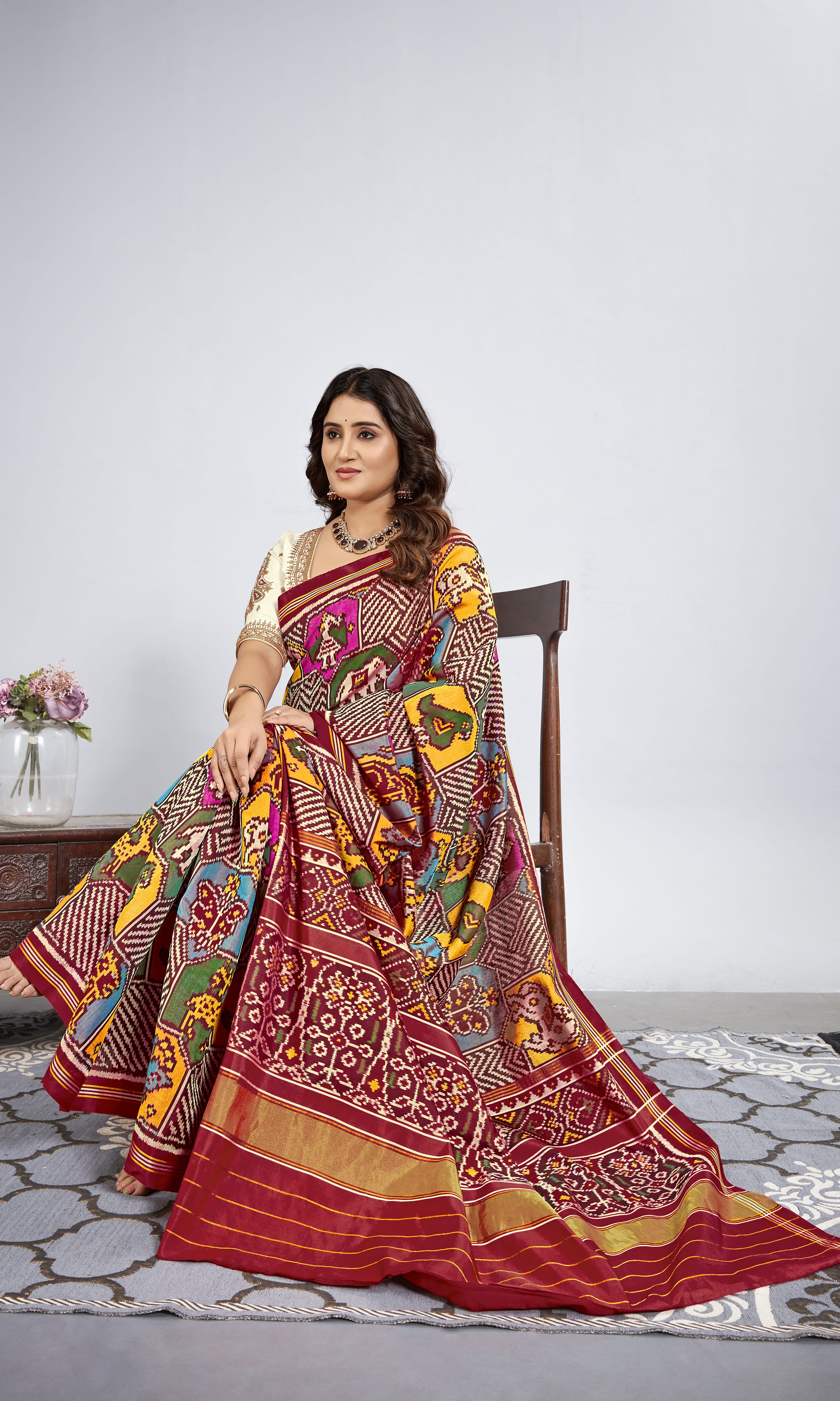 Single Ikat Patola Saree