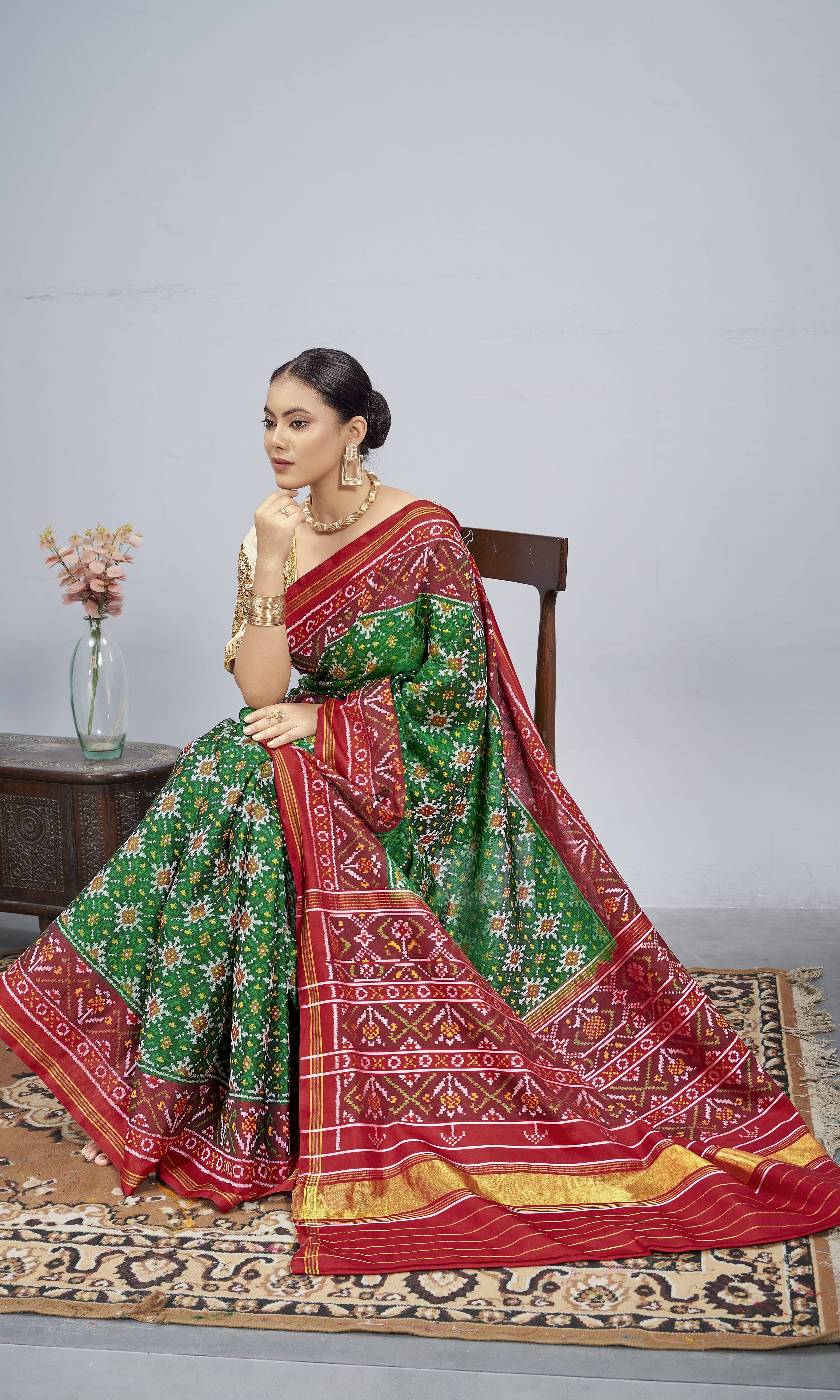 Single Ikat Patola Saree