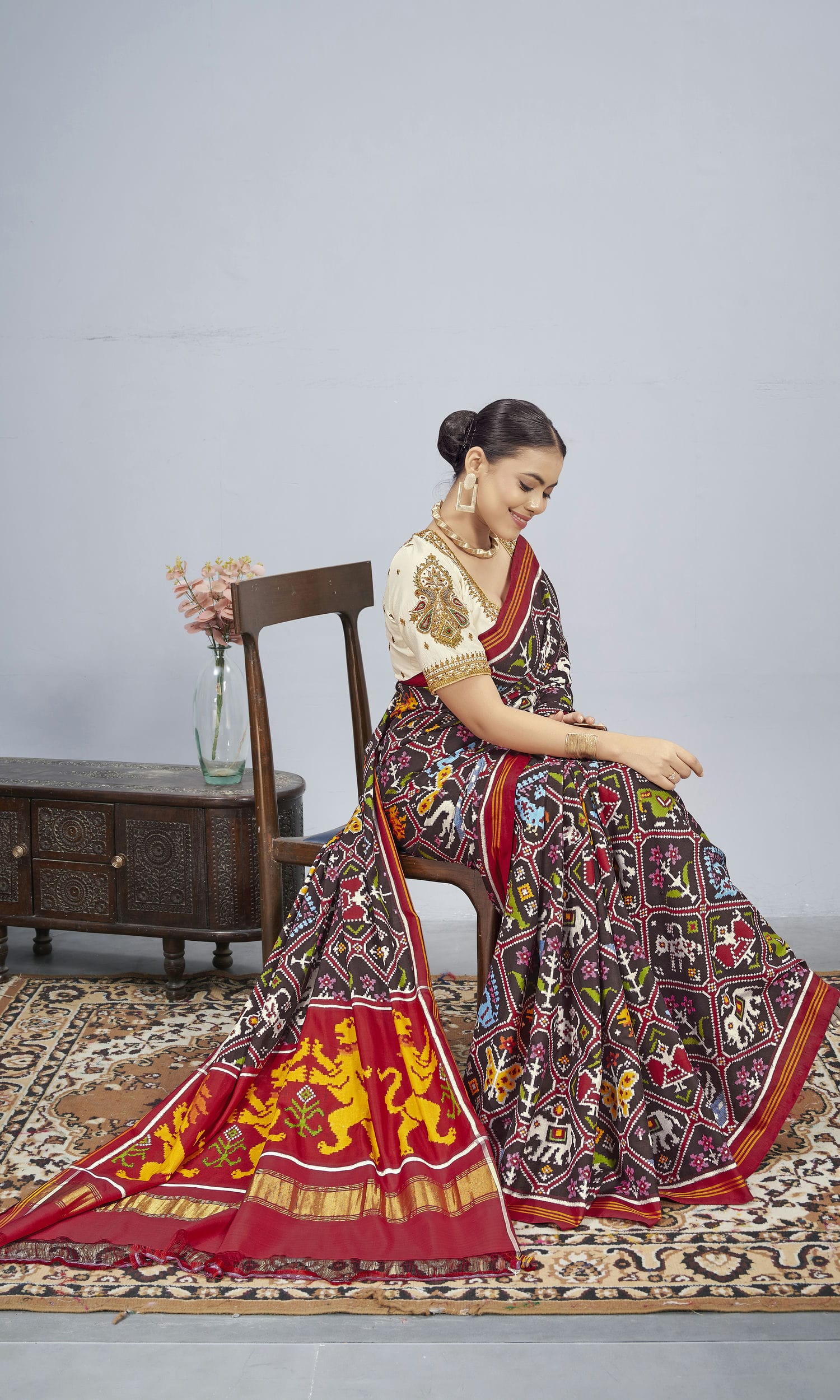 Double Ikat Patola Saree