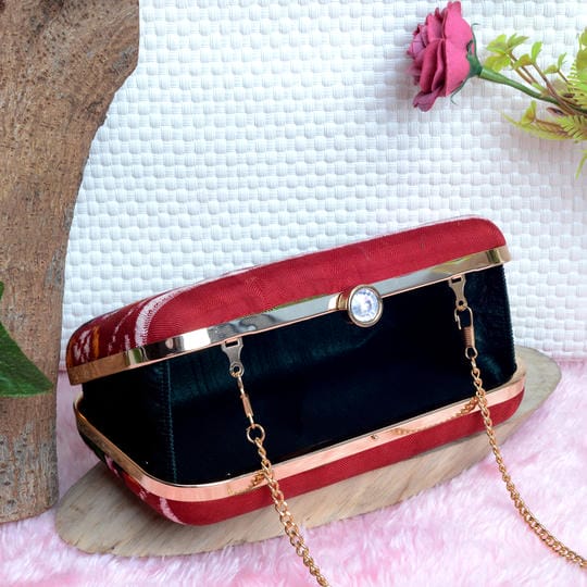 Double Ikat Patola Clutch