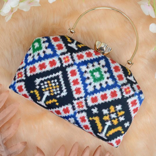 Double Ikat Patola Clutch
