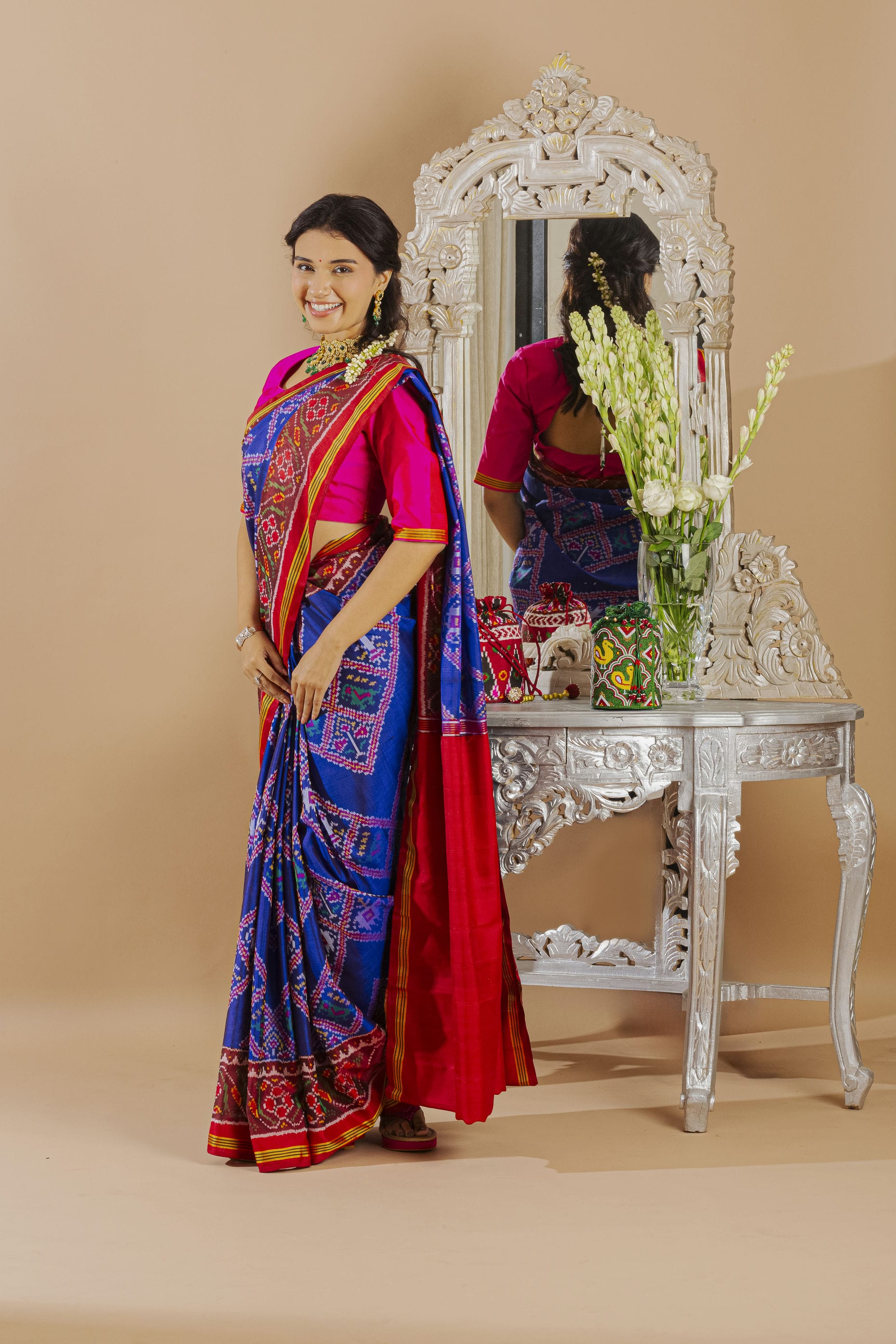 Single Ikat Patola Saree