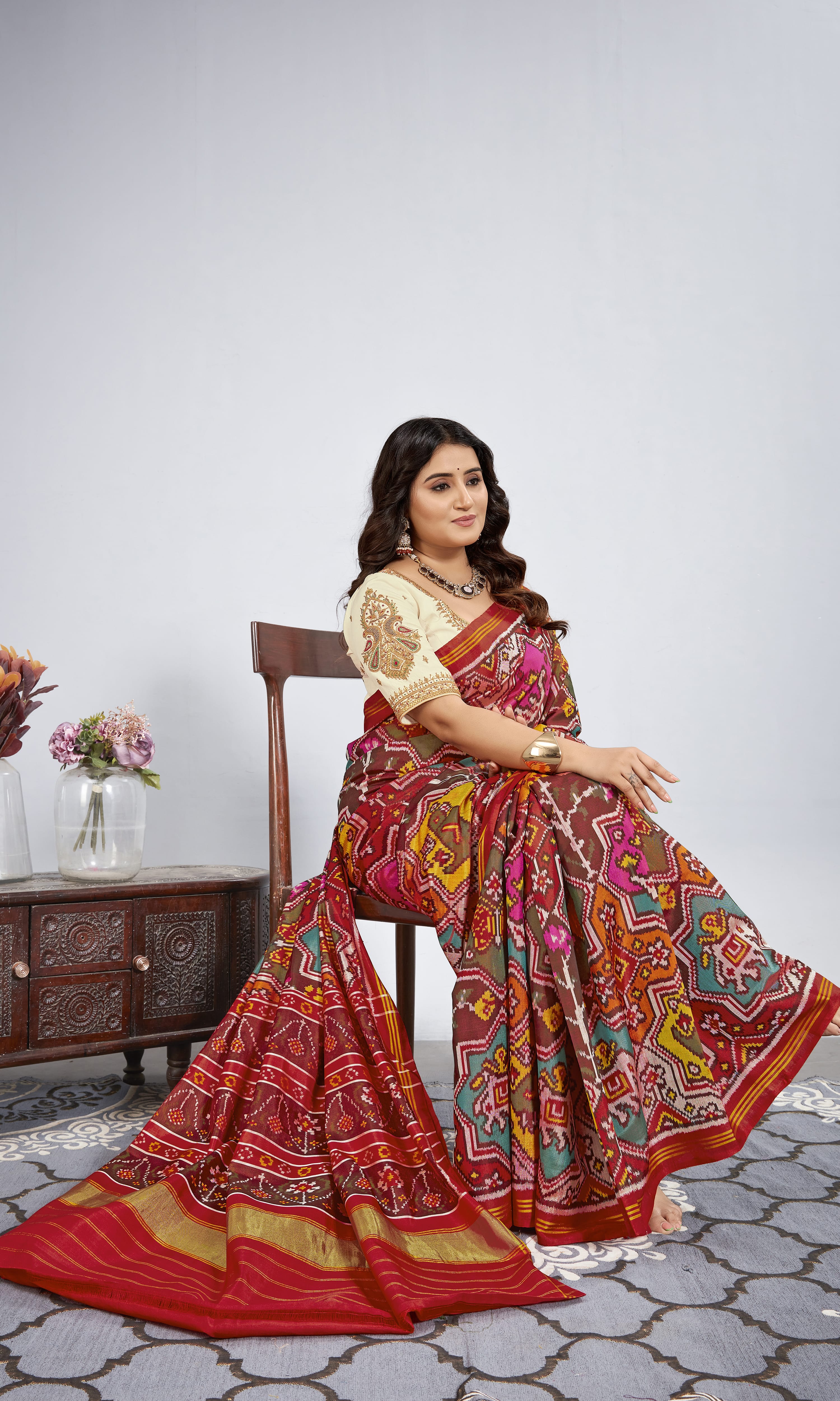 Single Ikat Patola Saree