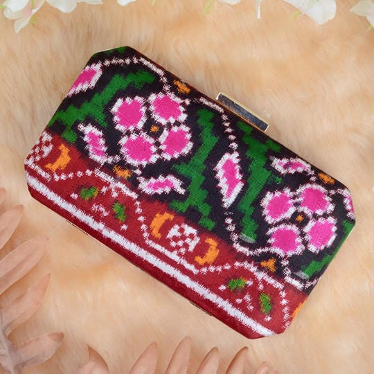 Double Ikat Patola Clutch