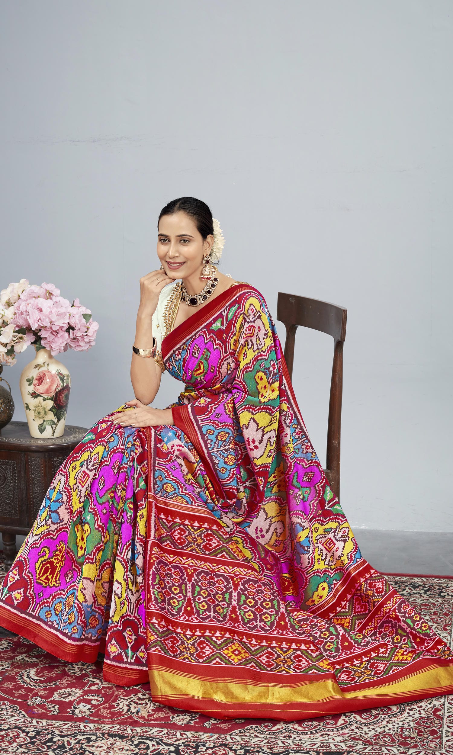 Twill Weave Patola Saree