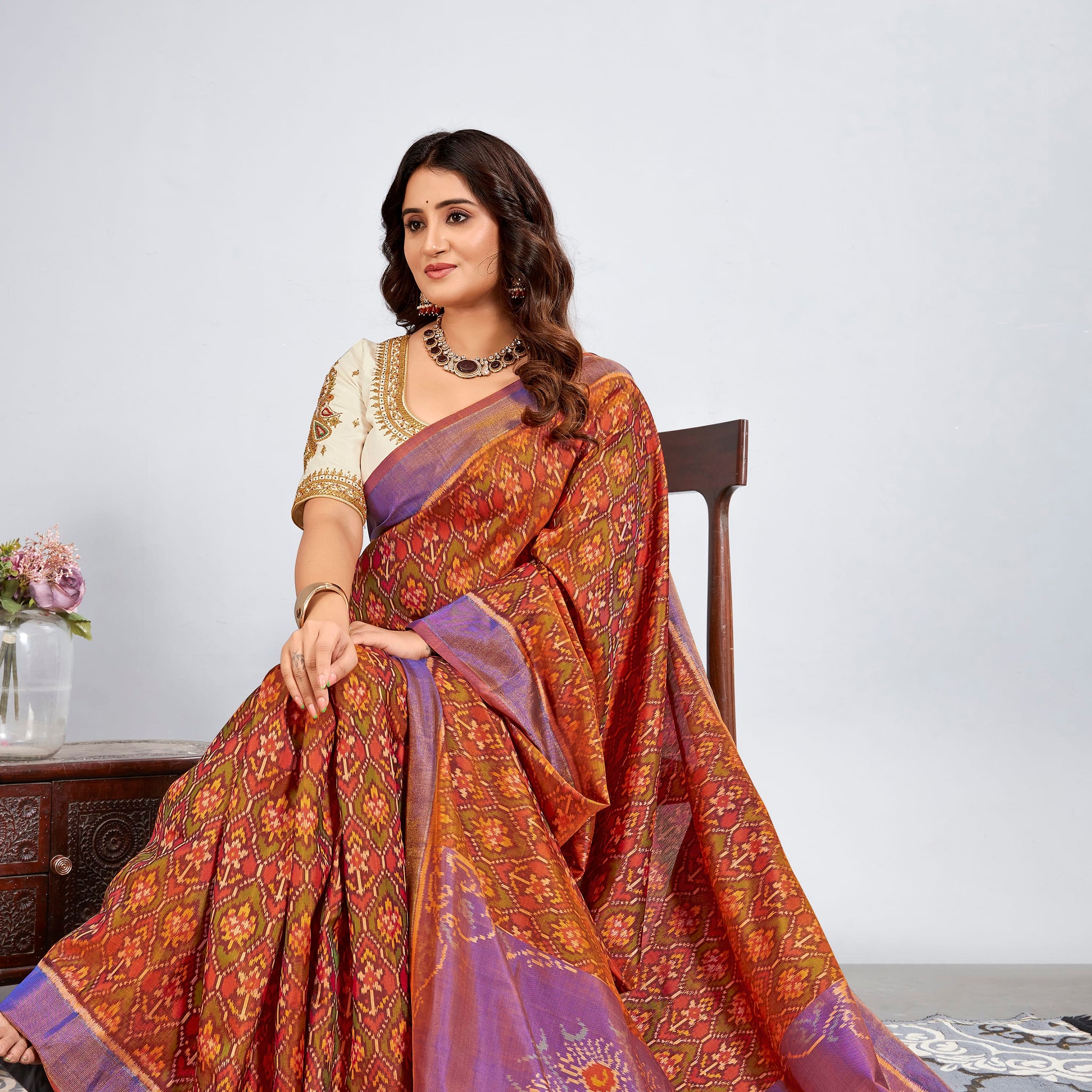 Rajkoti Patola Saree