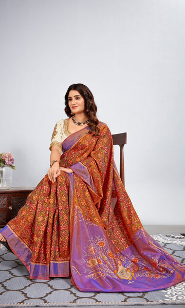 Rajkoti Patola Saree