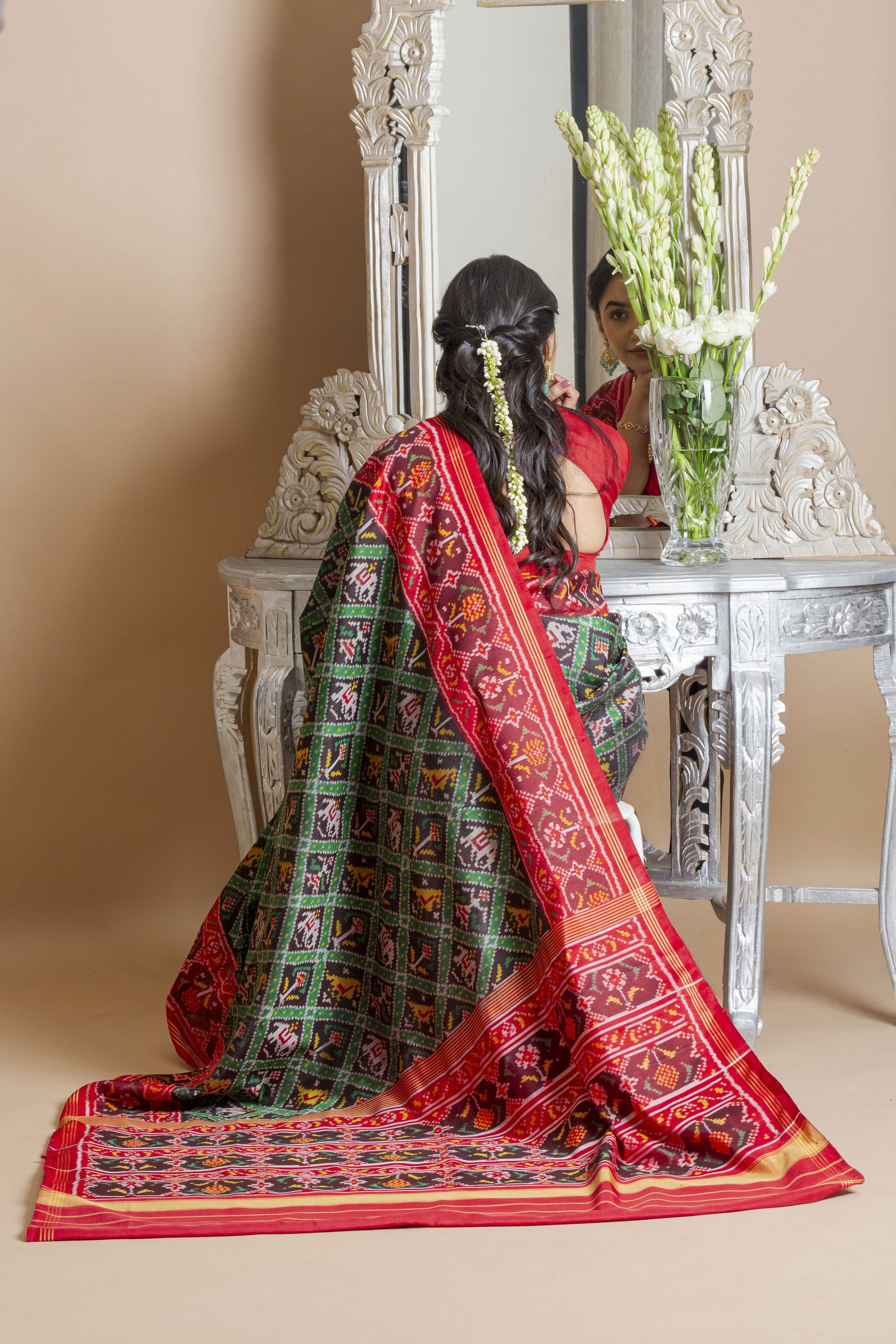 Single Ikat Patola Saree