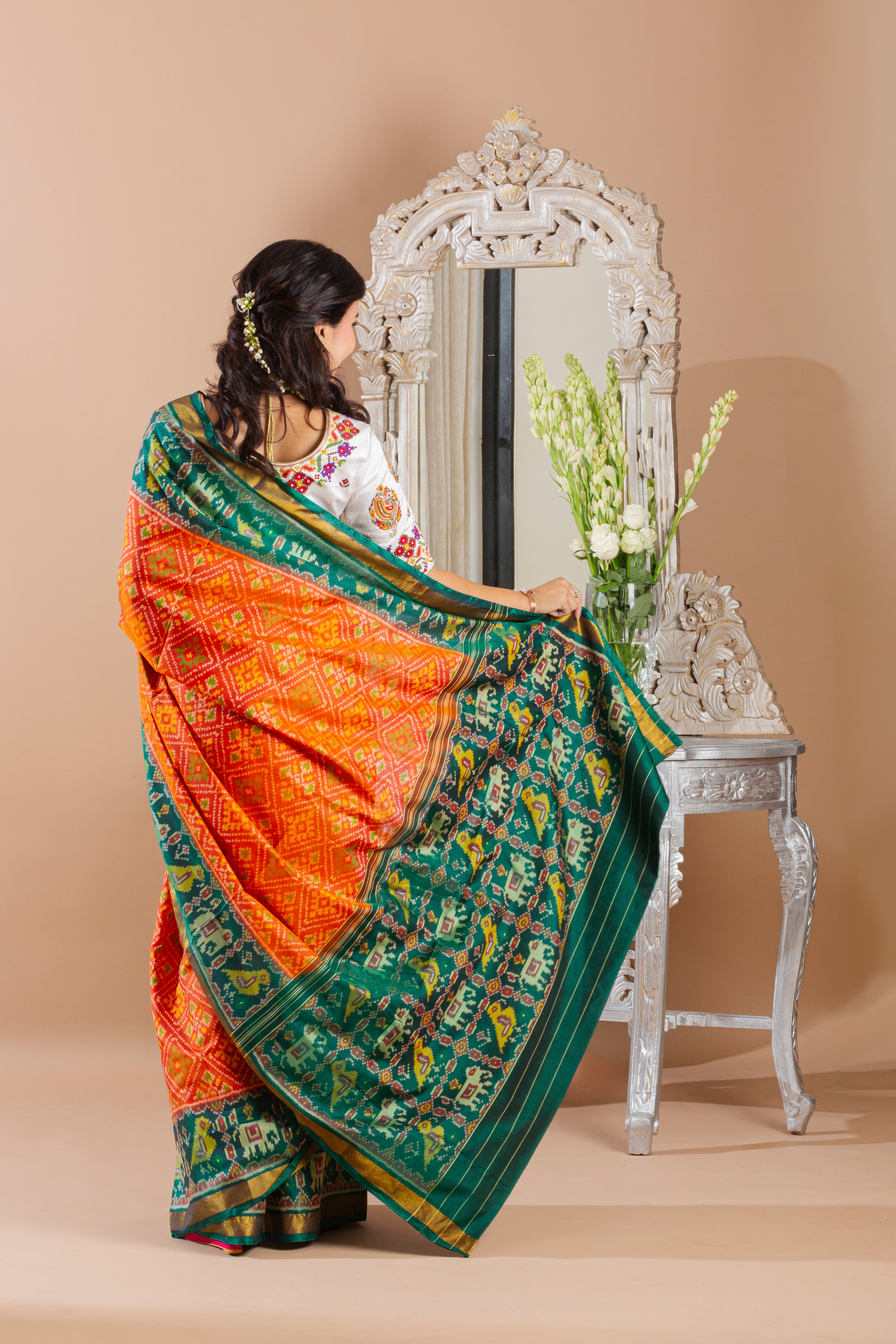 Rajkoti Patola Saree